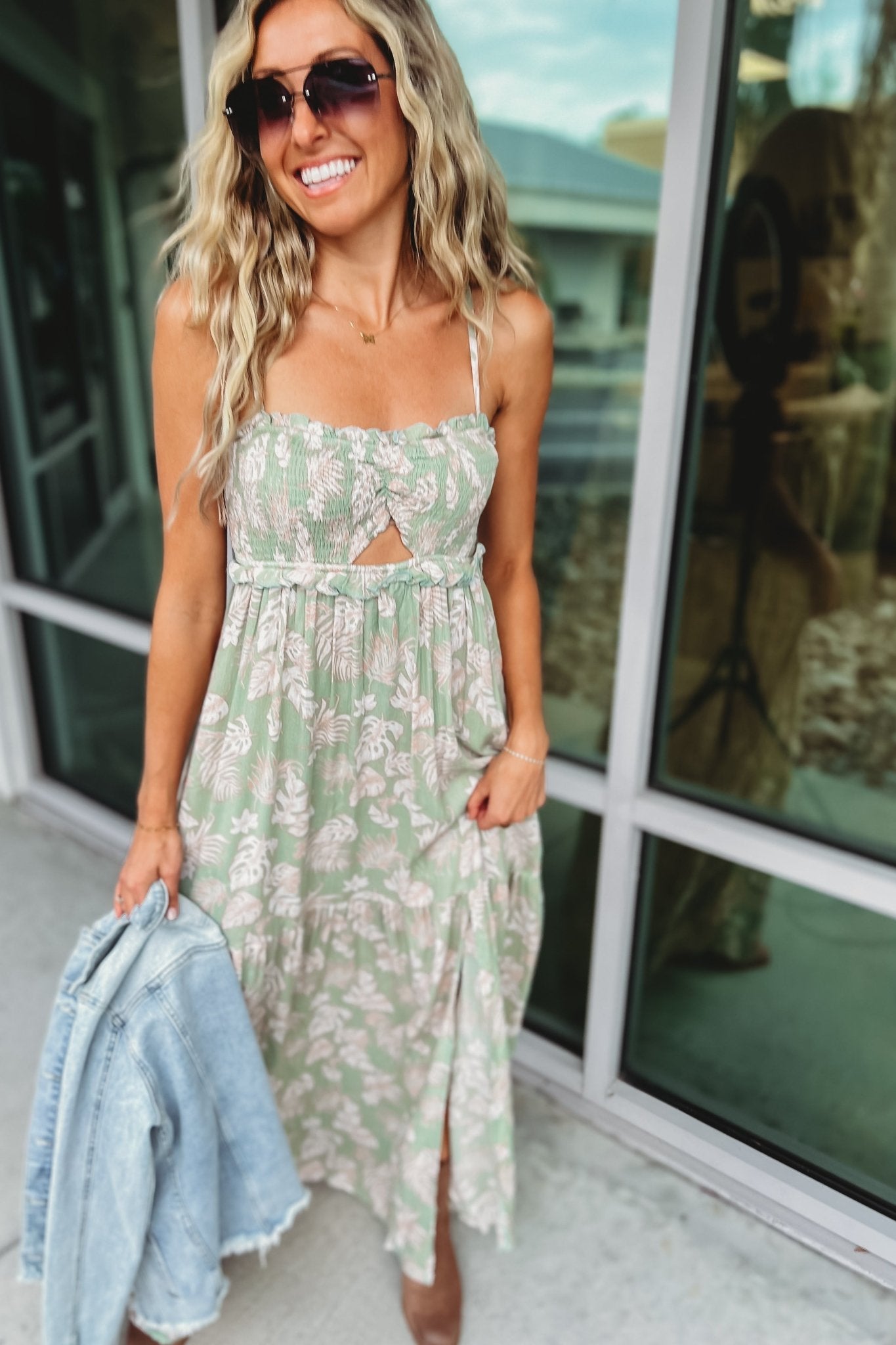 Ultimate Floral Cutout Maxi Dress - Big Dreams Collection