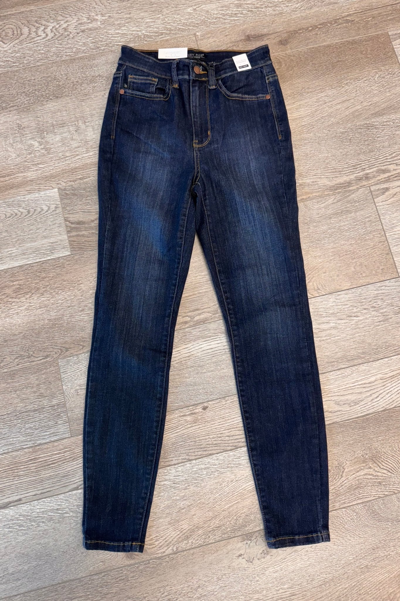 Premium JUDY BLUE High Rise Dark Wash Skinny Jeans - Vendor Sample