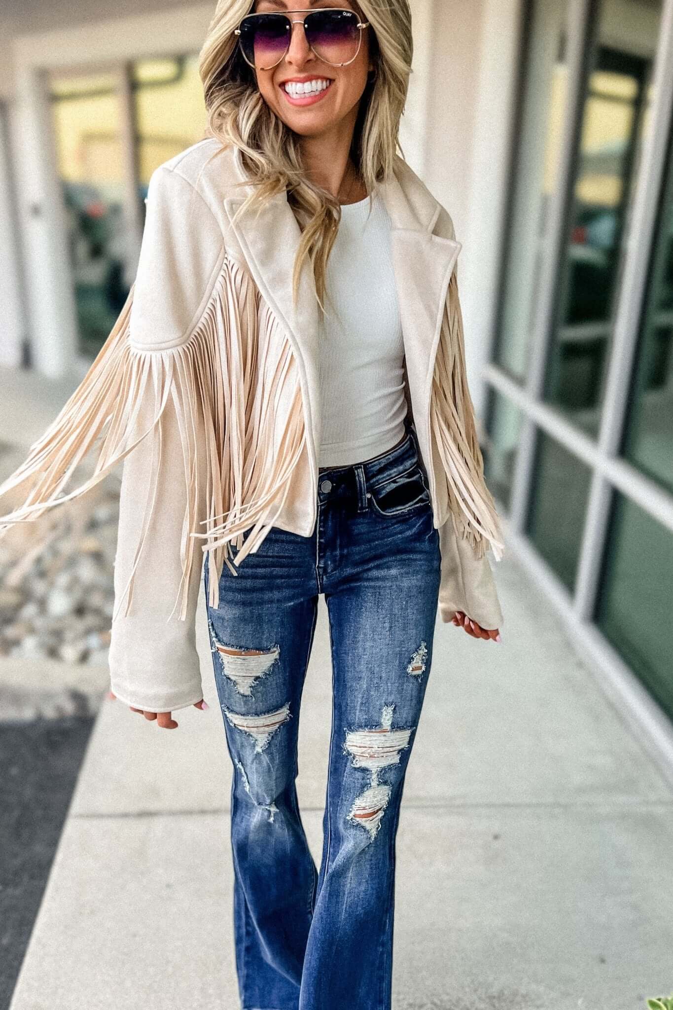 Premium Fringe Moto Jacket - Upgrade Your Style