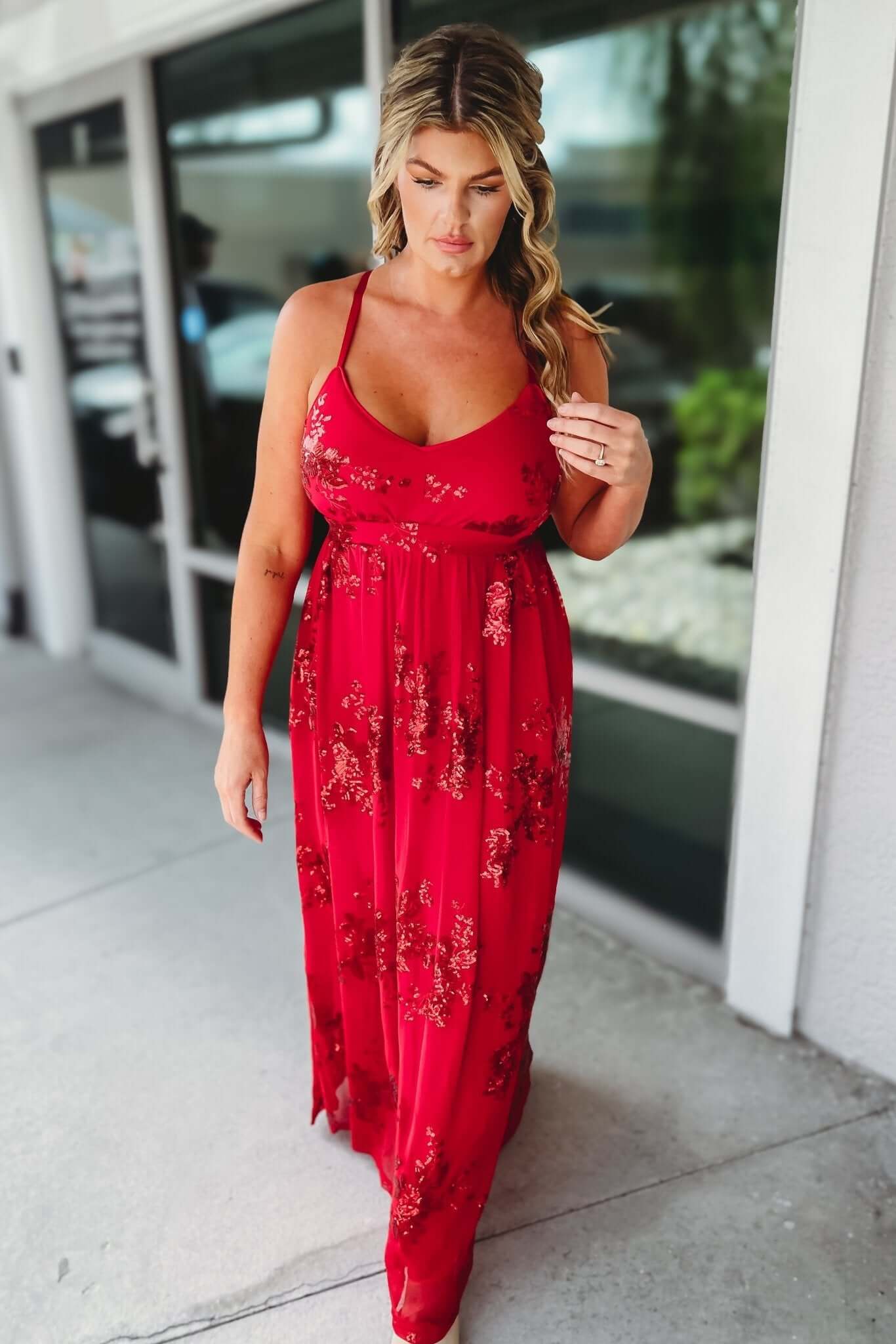 Premium Sequin Maxi Dress - 4 Elegant Colors