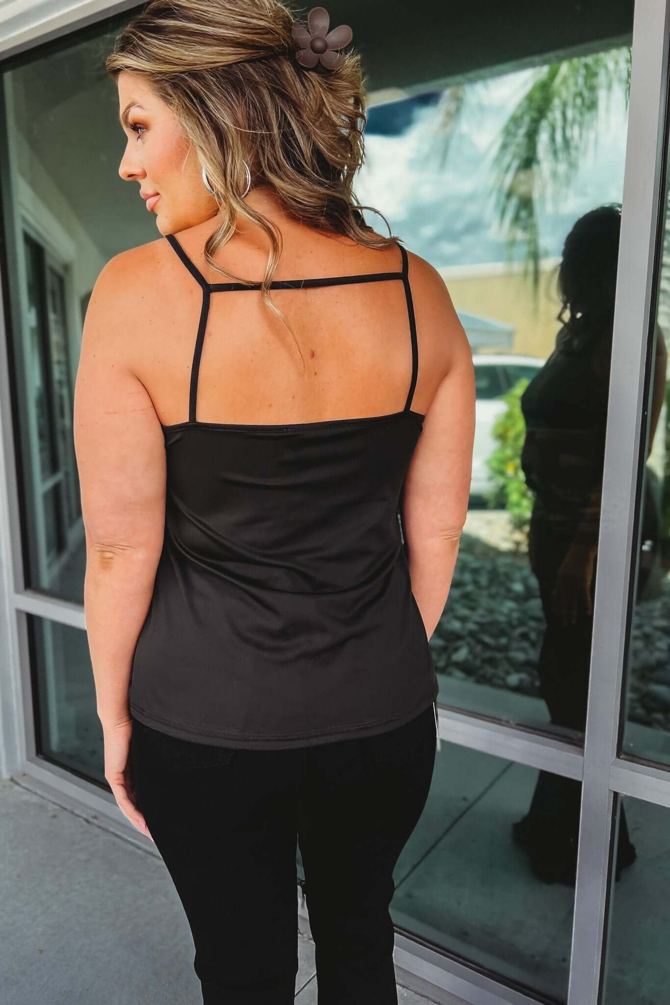 Ultimate Elegance Black Lace Cami