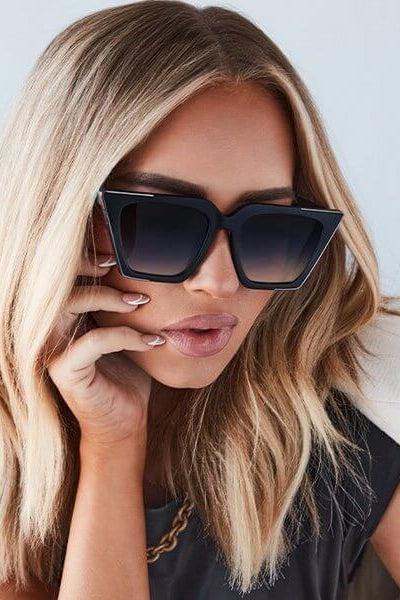 Premium TOPFOXX Megan Hannigan CEO Black Sunglasses - Ultimate Style & Protection