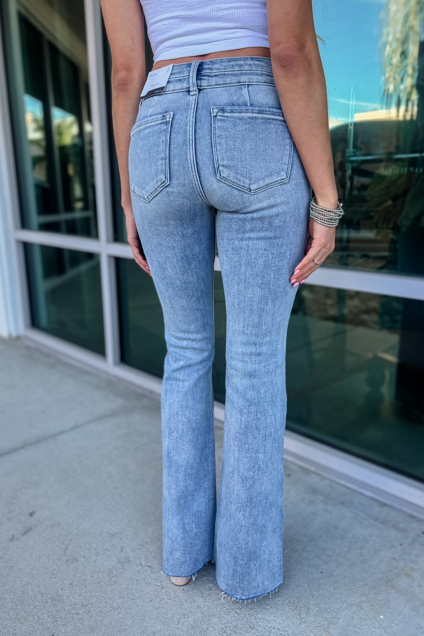 Premium KANCAN Nelly Mid-Rise Vintage Flare Jeans