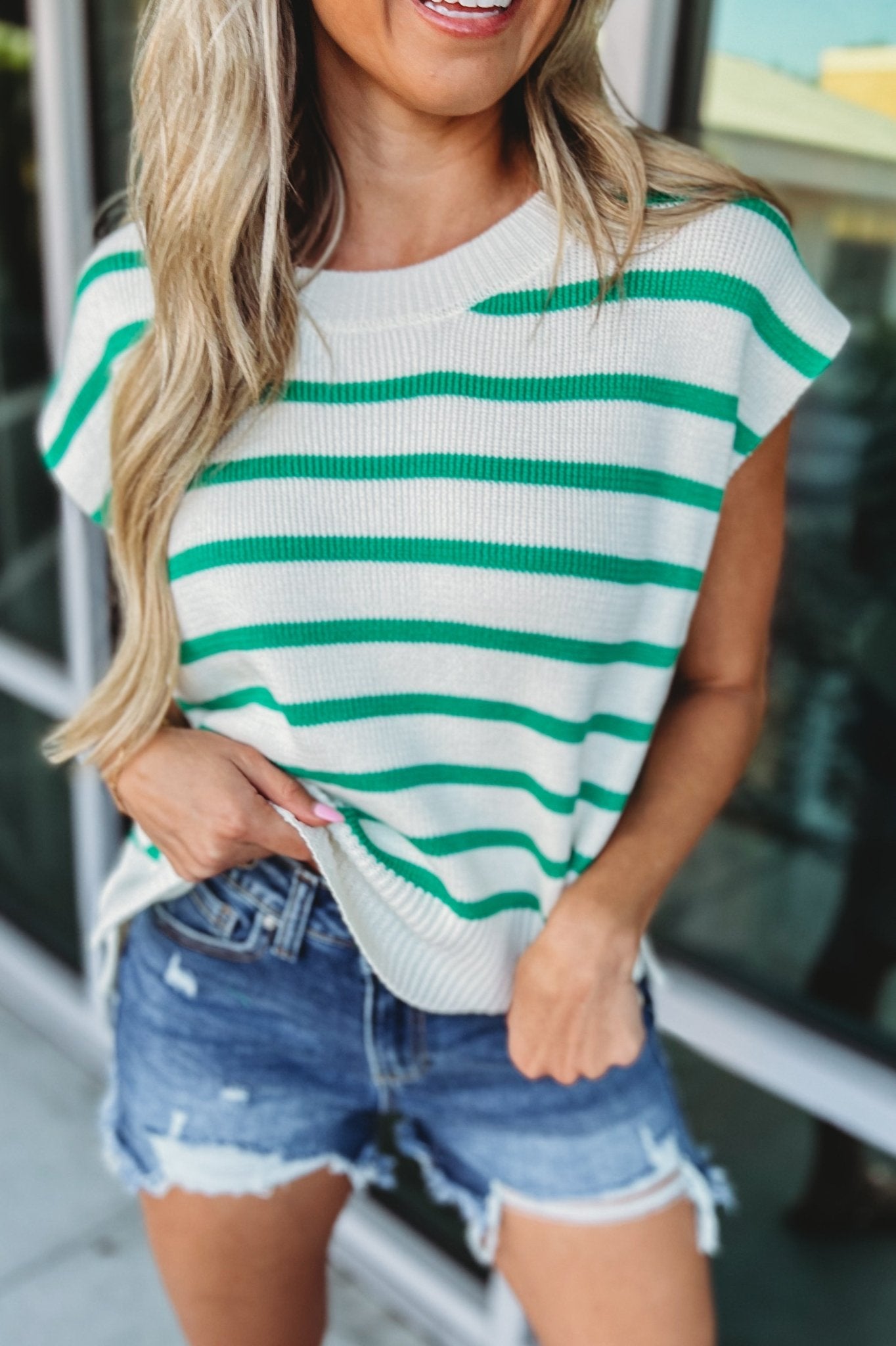 Premium Striped Harmony Knit Top - Upgrade Your Style
