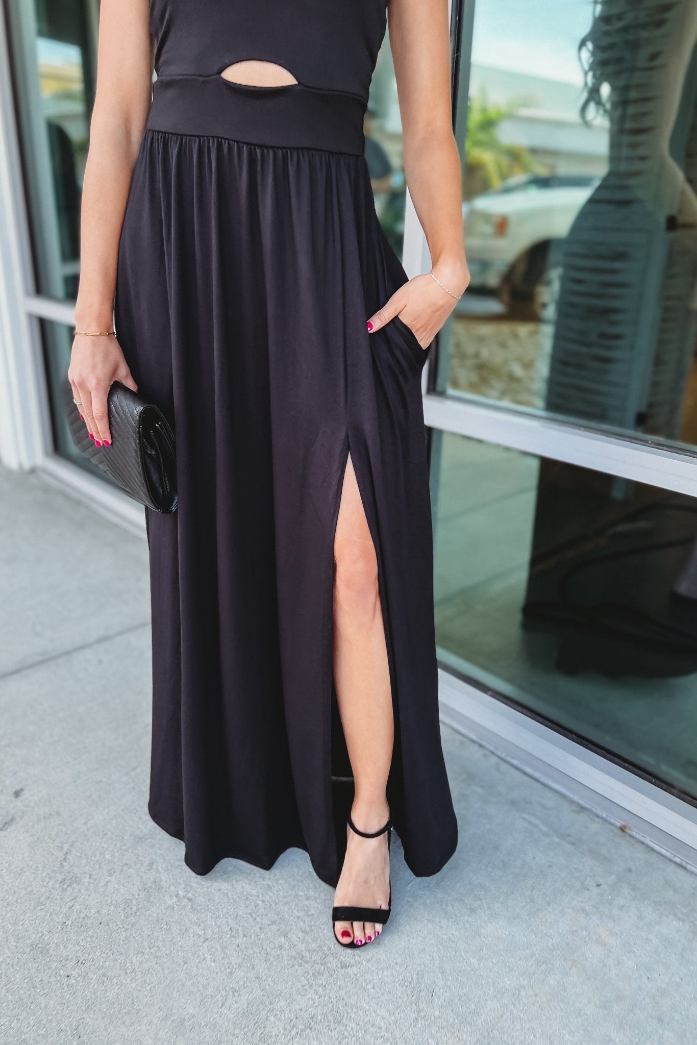 Ultimate Way Back When Maxi Dress - Black