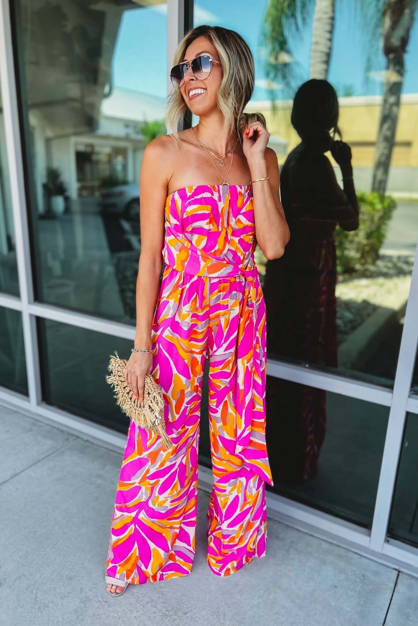 Ultimate Match My Vibes Strapless Jumpsuit
