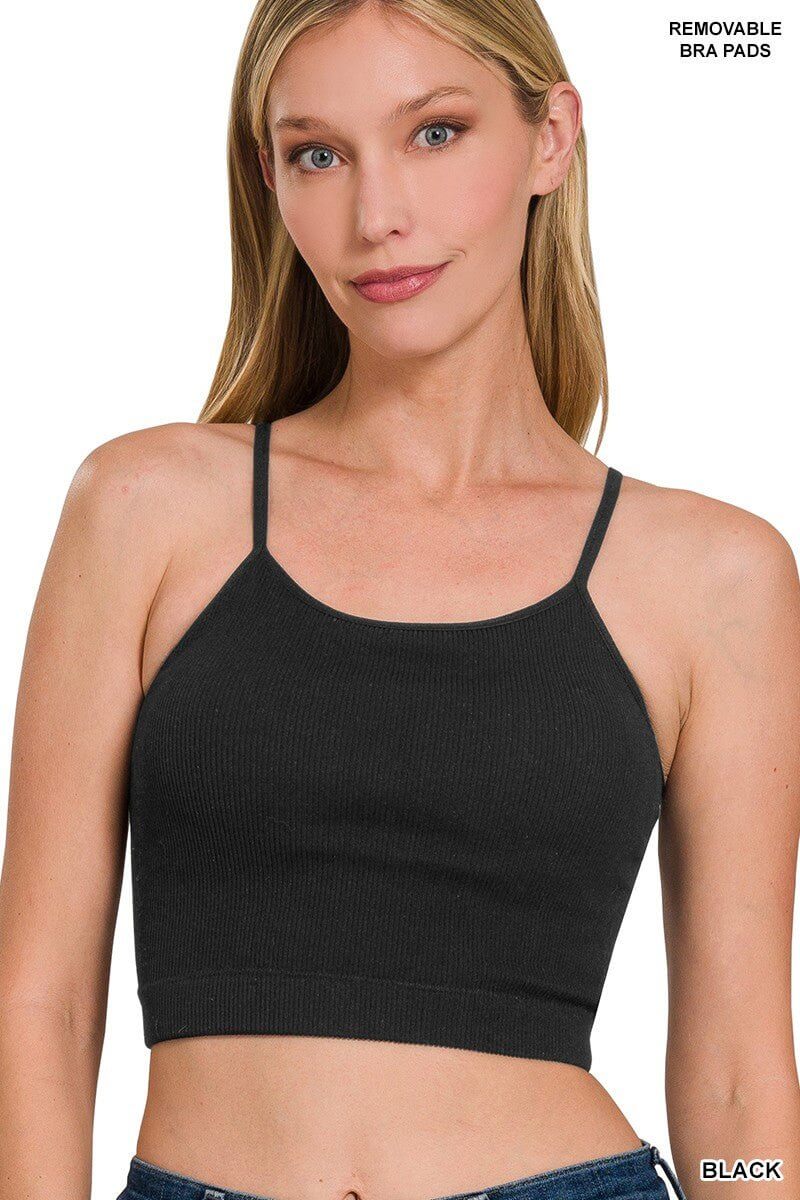 Ultimate Ribbed Cropped Cami - Perfect Fit & Style