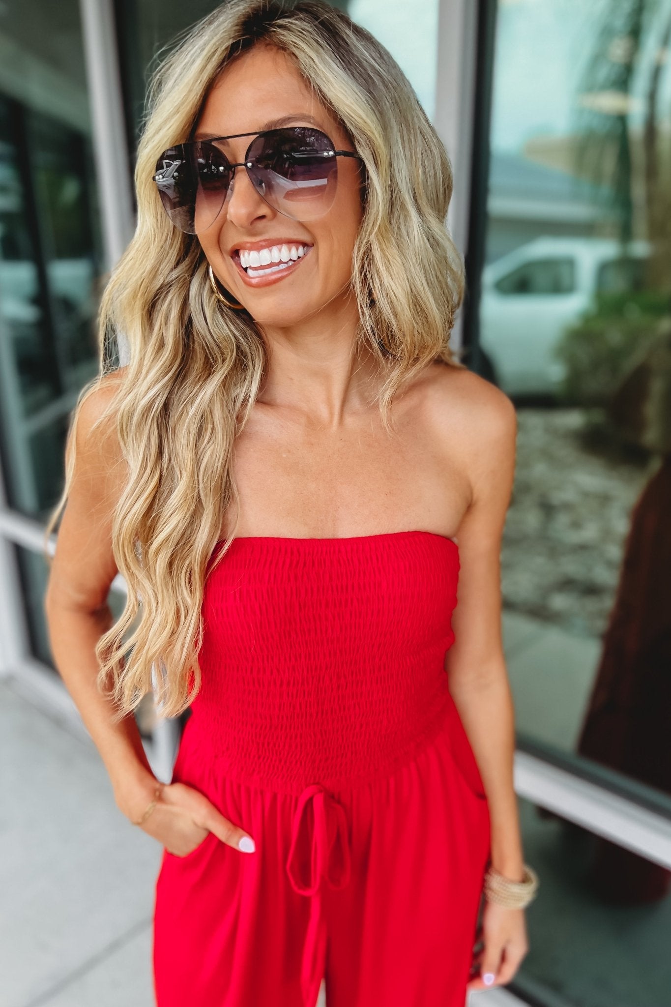 Premium Smocked Jumpsuit - Effortless Style in Multiple Colors