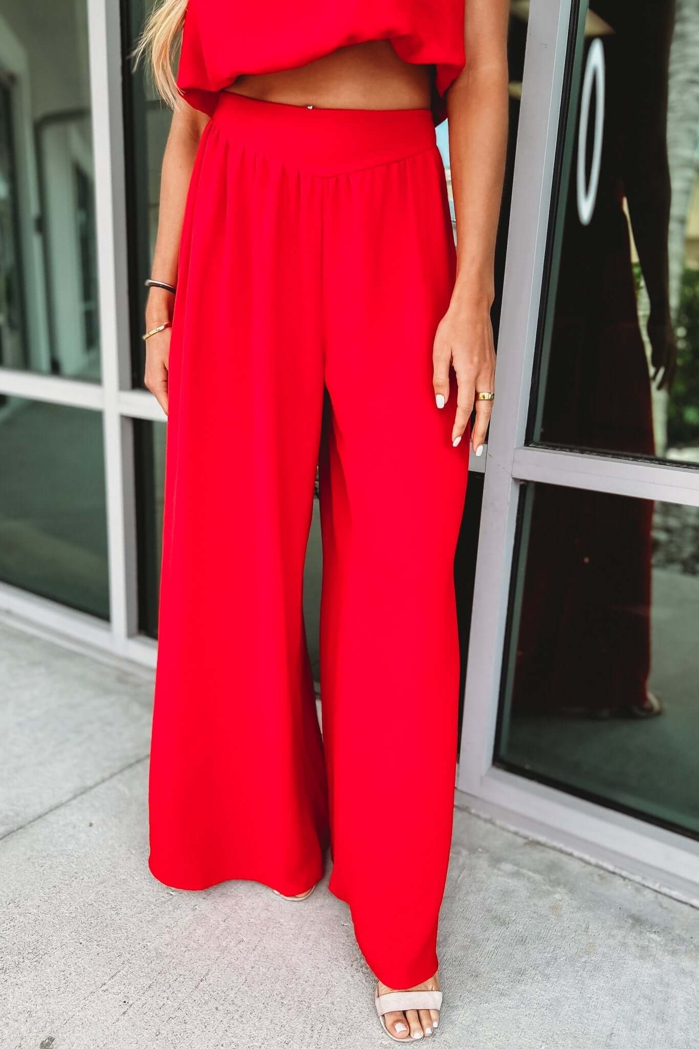 Premium Wide Leg Swing Pants - SIZE L | 2 Chic Colors