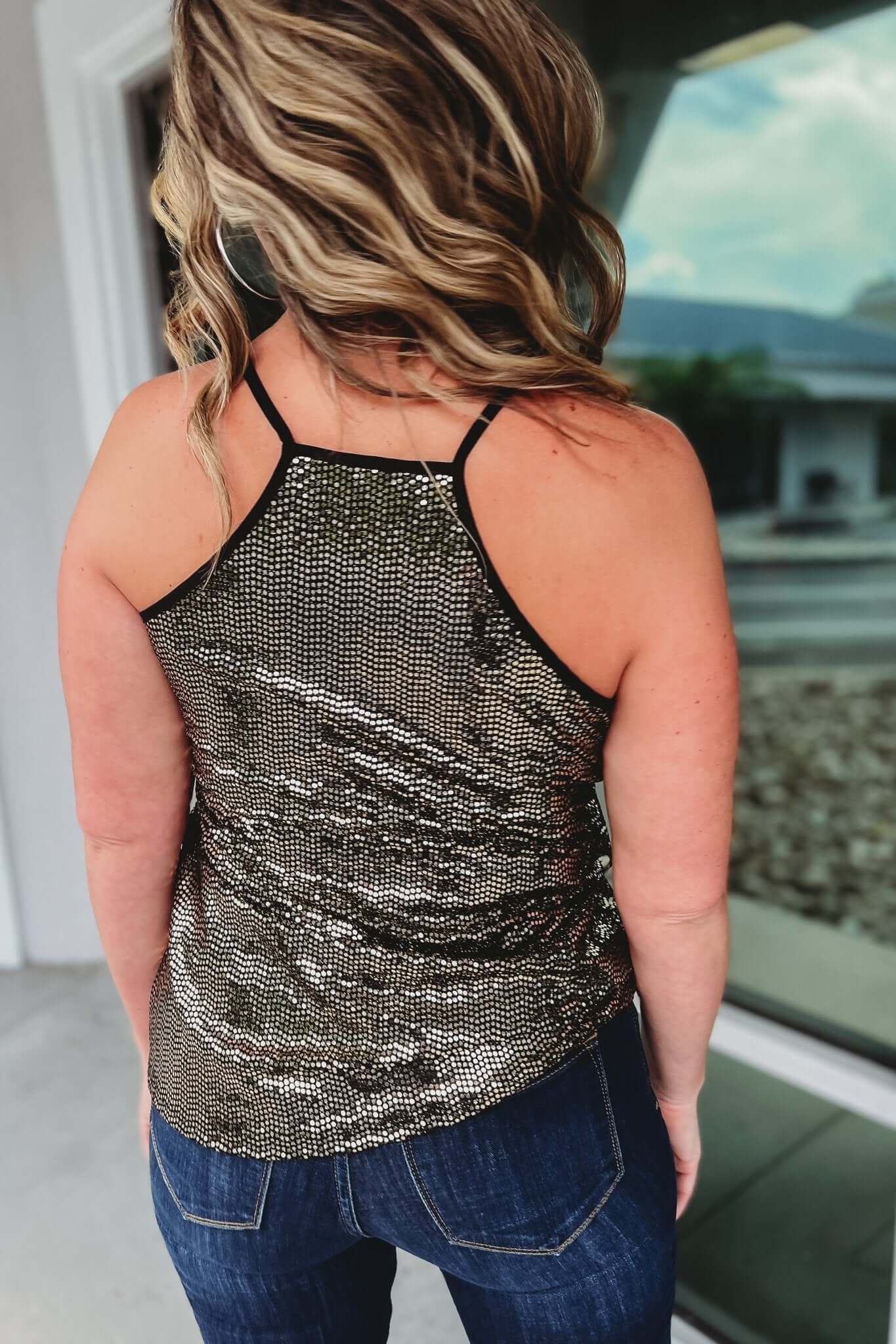 Ultimate Shine Sequin Cami Top | Bold & Glamorous