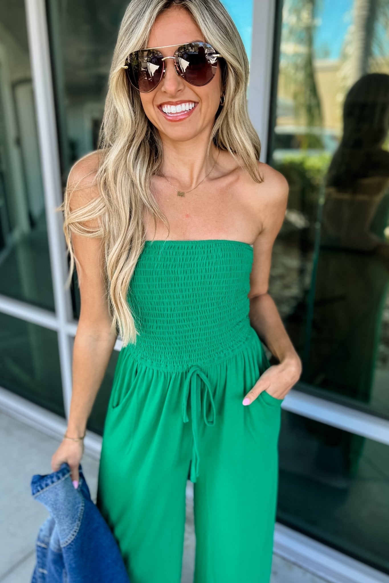 Premium Smocked Jumpsuit - Effortless Style in Multiple Colors