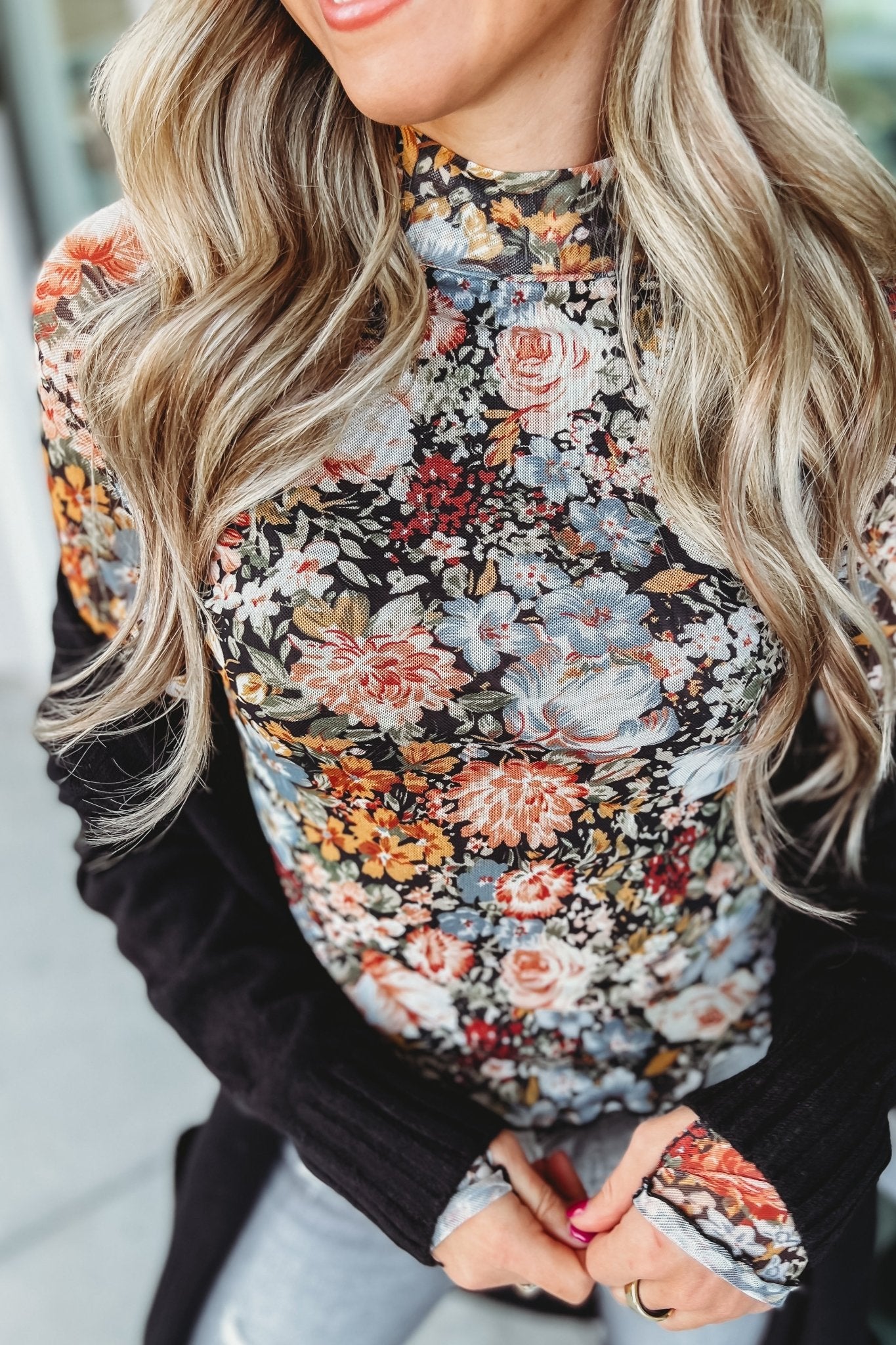 Premium Mesh Floral Top - Ultimate Comfort & Style