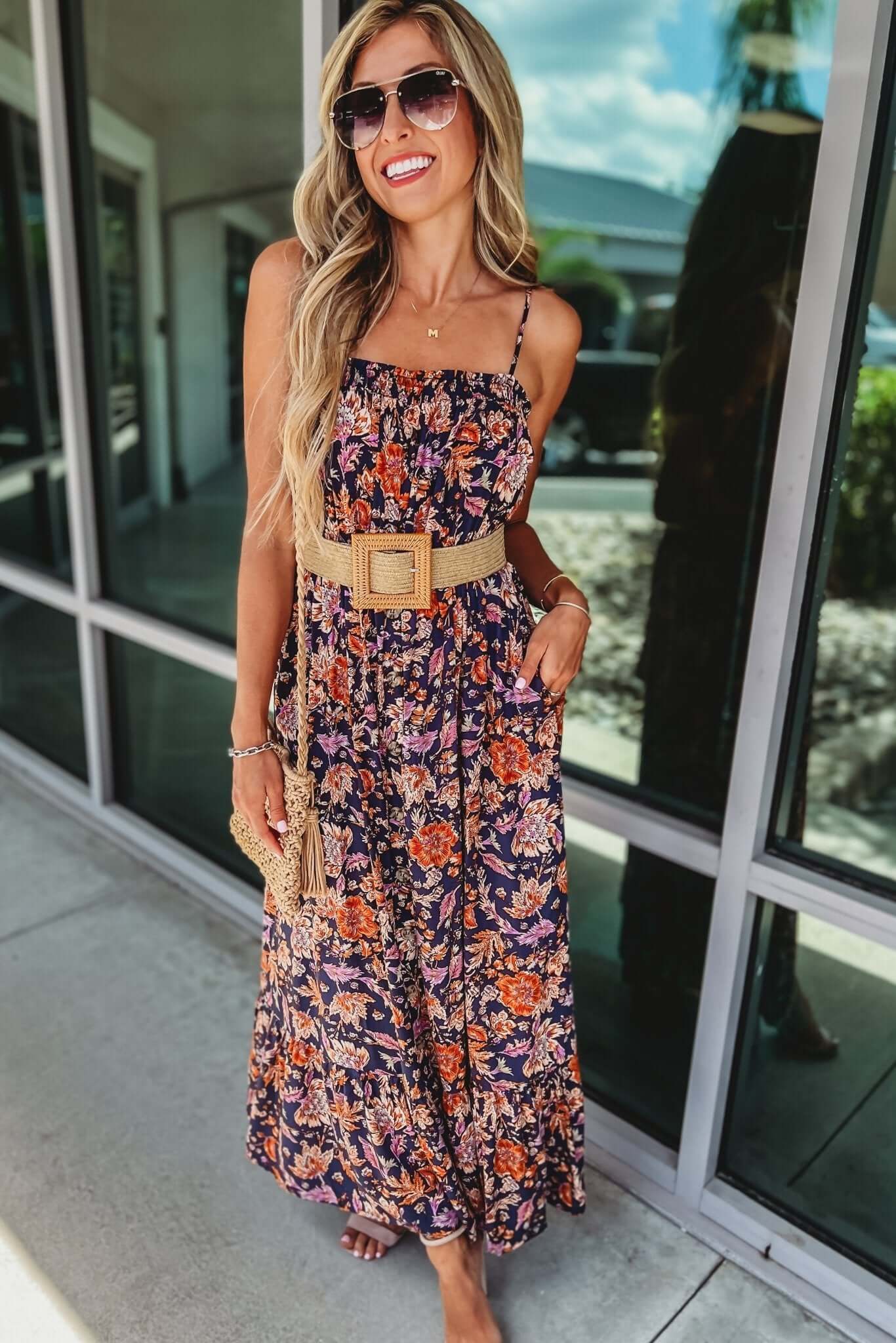 Premium Paisley Maxi Dress - 2 Elegant Colors