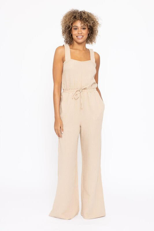 Ultimate Relaxed Fit Cotton Gauze Jumpsuit | 2 Stylish Colors