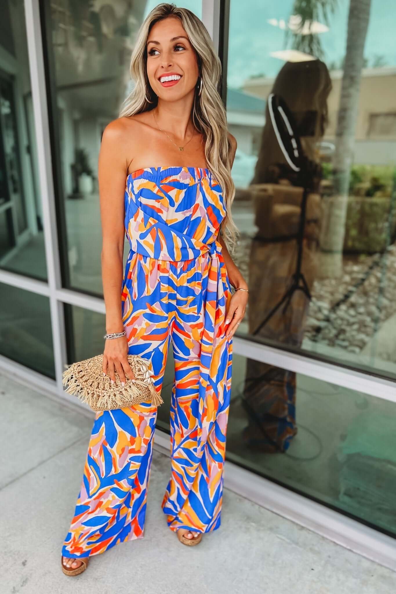 Ultimate Match My Vibes Strapless Jumpsuit
