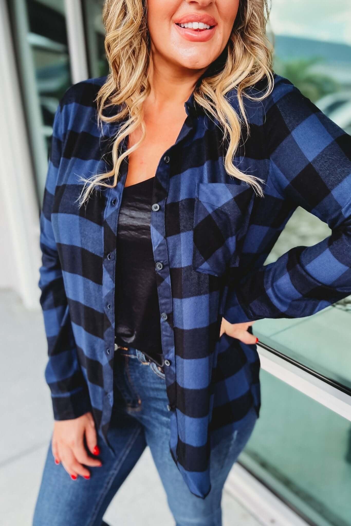 Premium Plaid Top - Ultimate Style in 4 Vibrant Colors