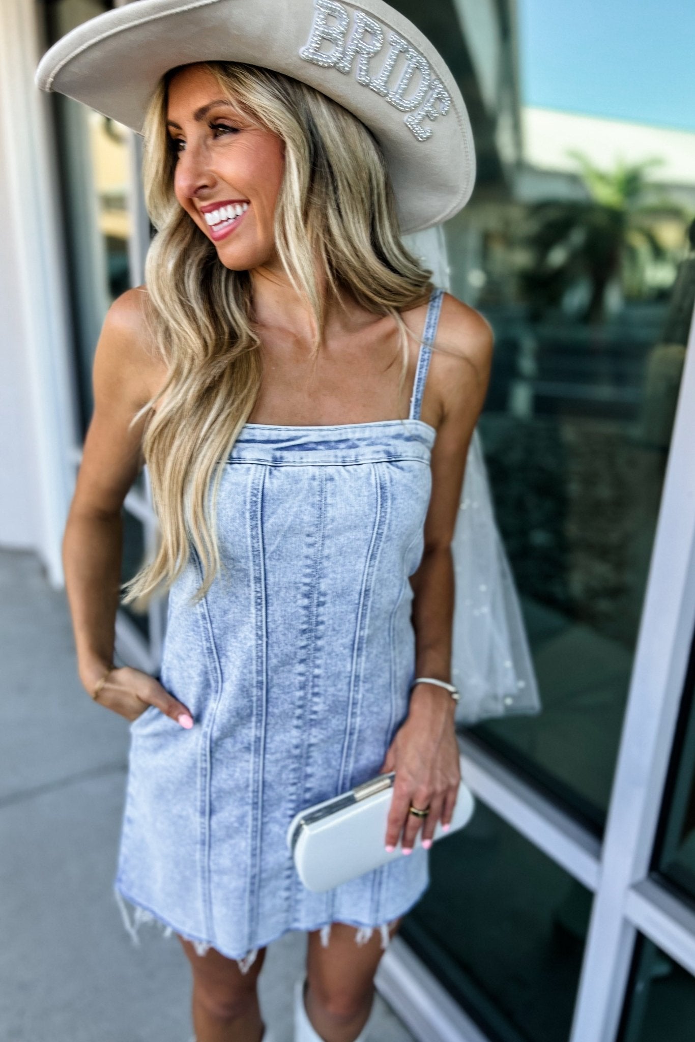 Ultimate Daisy Denim Mini Dress - Casual Chic Style