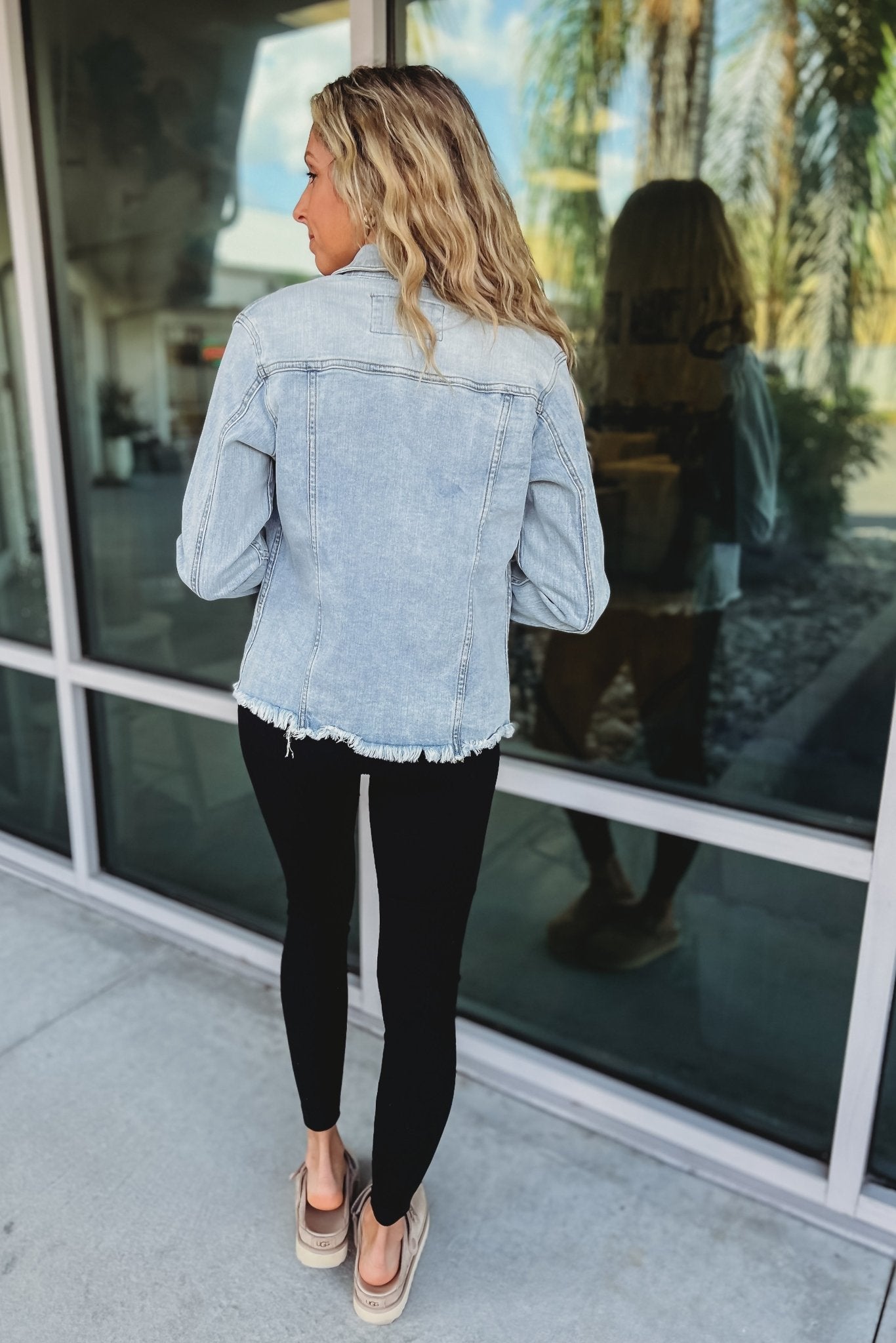 Premium KANCAN Zoey Fray Hem Denim Jacket - Upgrade Your Style