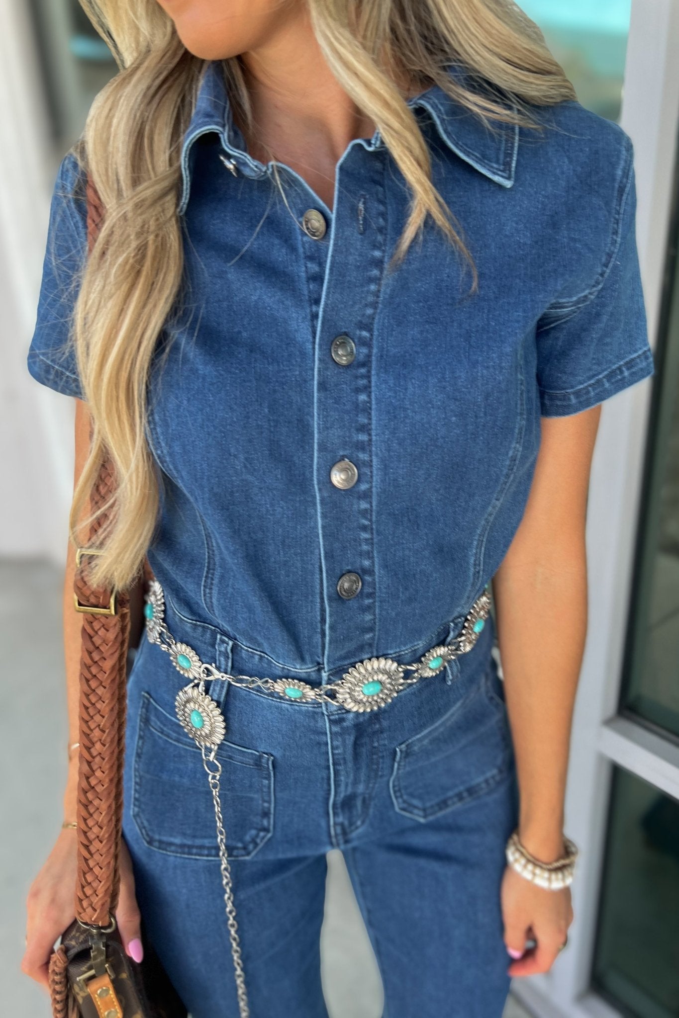 Premium Southern Charm Denim Jumpsuit - Ultimate Vintage Style