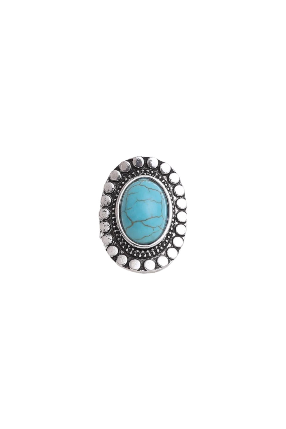 Premium Turquoise Blossom Statement Ring - Ultimate Boho Chic