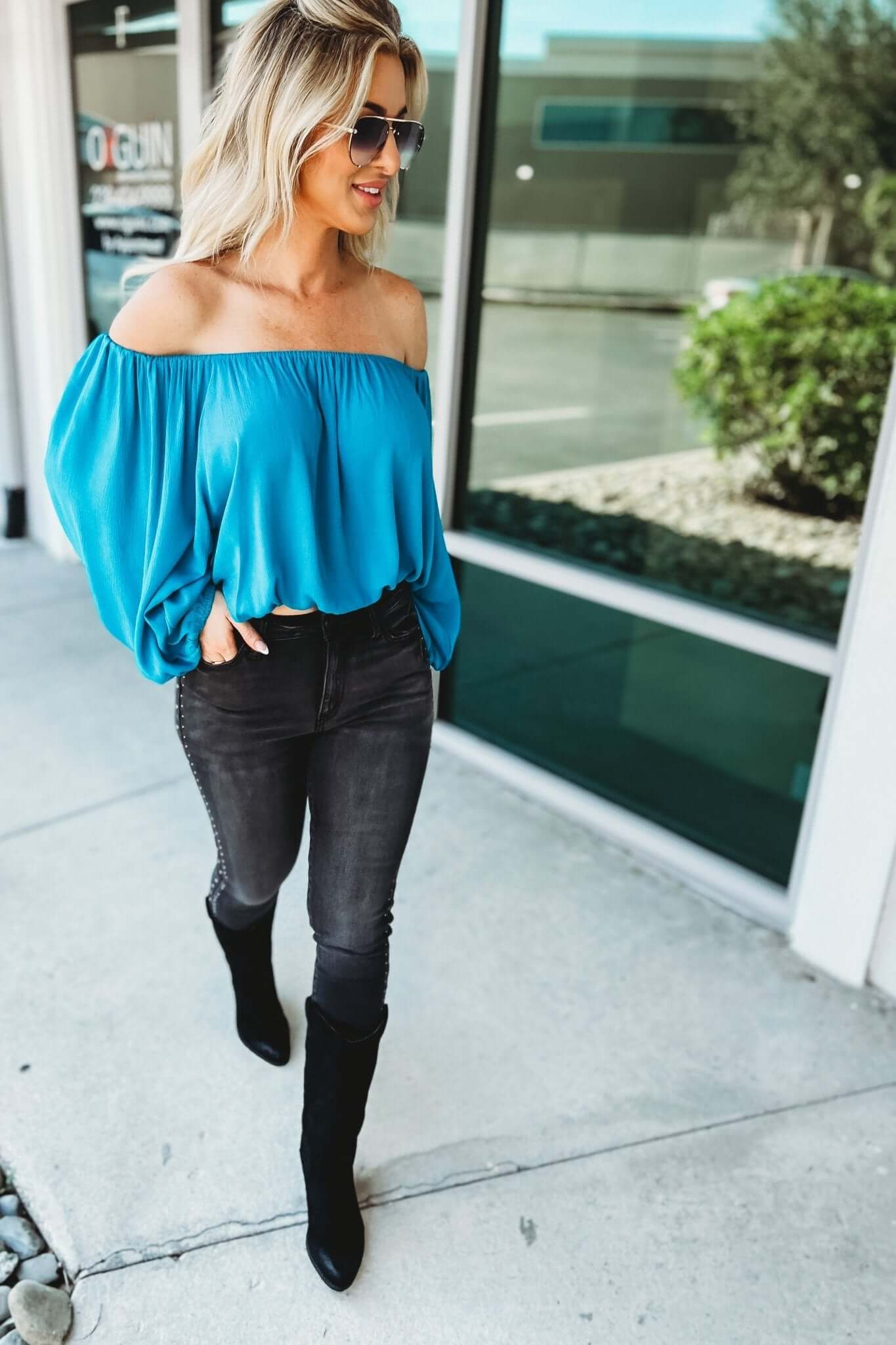 CORAL Premium Off-Shoulder Top - Ultimate Comfort & Style