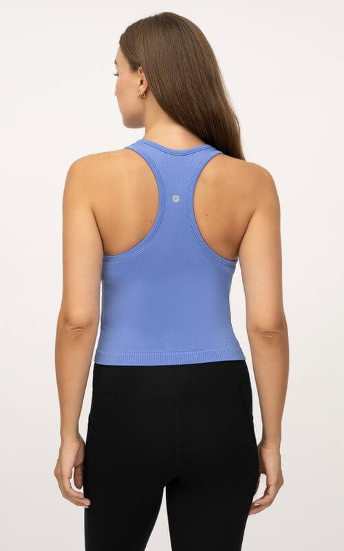 BLUE Ultimate Daily Adventures Racerback Crop Top