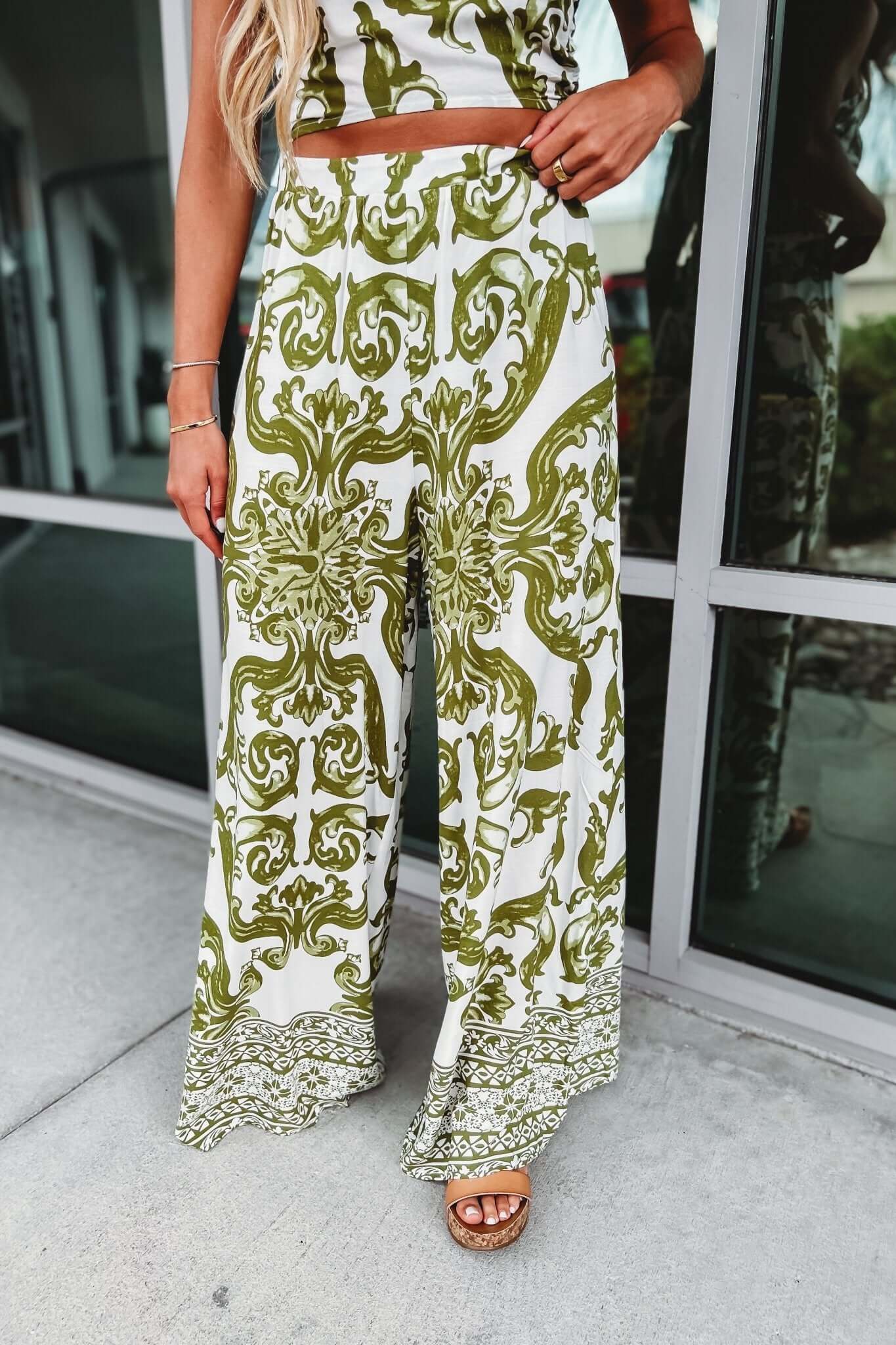 Ultimate All Good Things Crop Halter Top & Pants Set