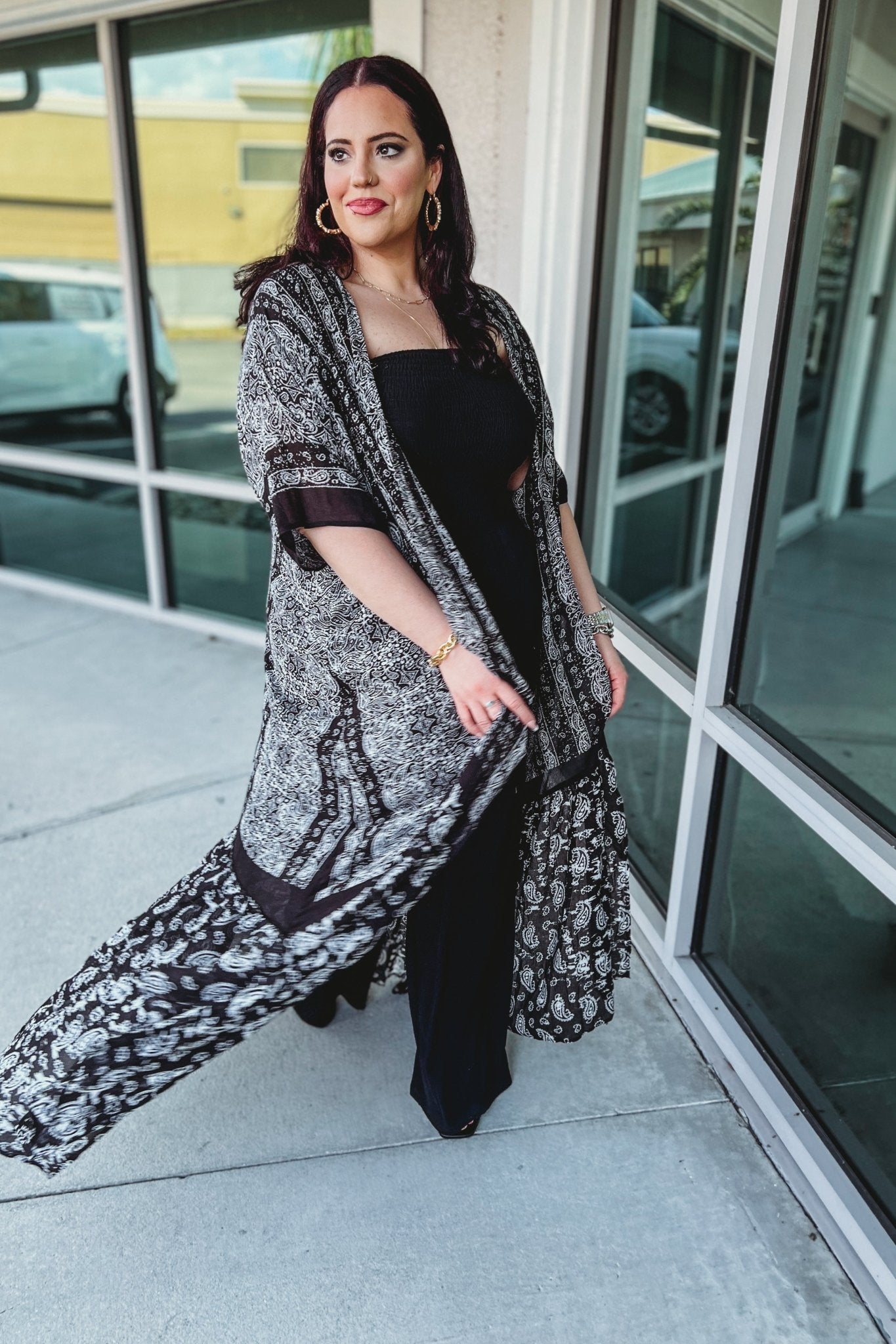 Premium Paisley Tapestry Kimono - Free Flow Design in 4 Stunning Colors