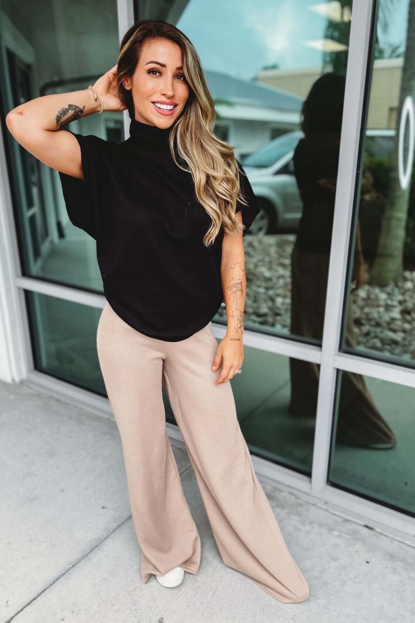 Premium Casual Chic Top & Pants Set - 2 Colors, Ultimate Style Upgrade!