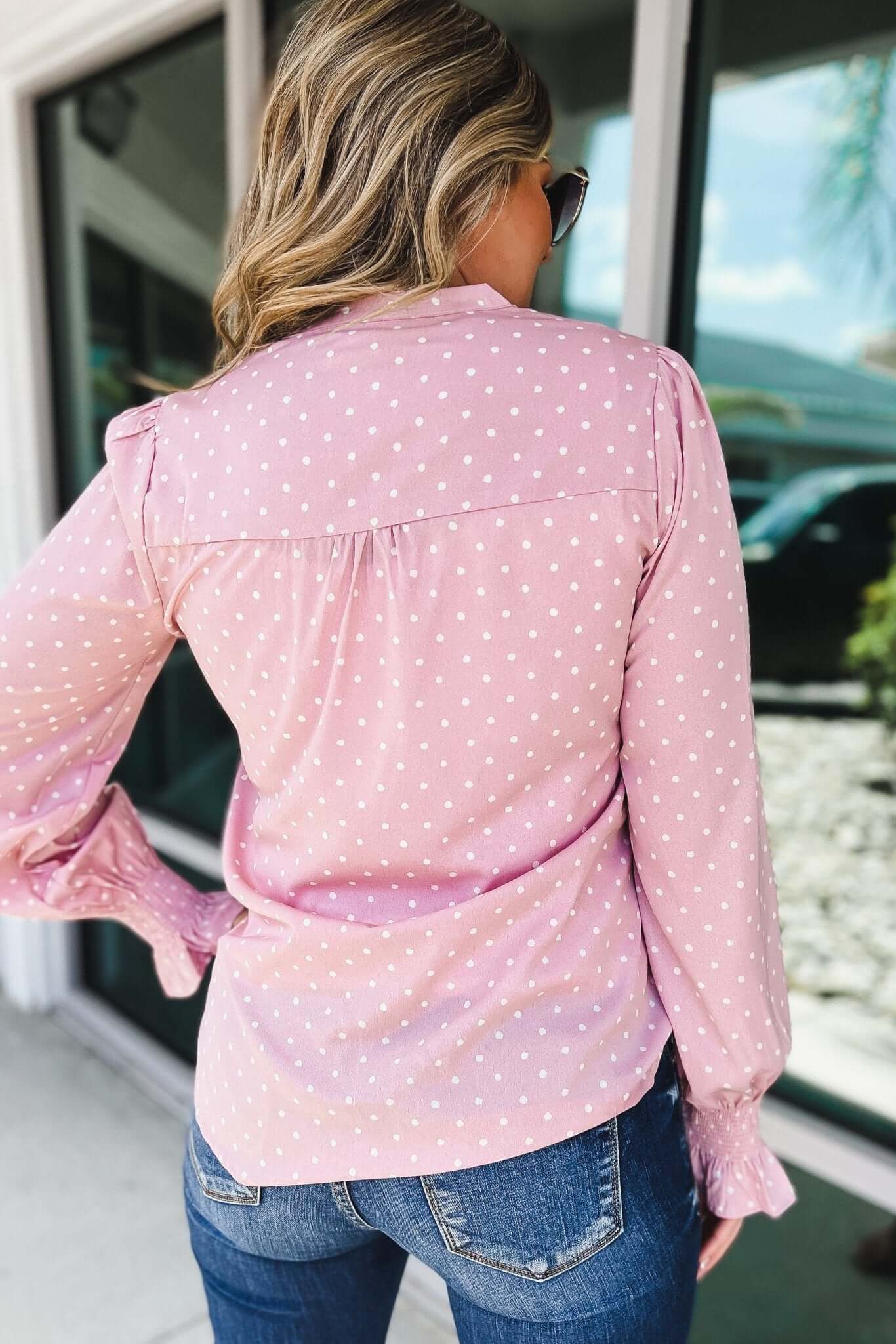 Ultimate Chic Dot Blouse - Premium Style in 2 Colors