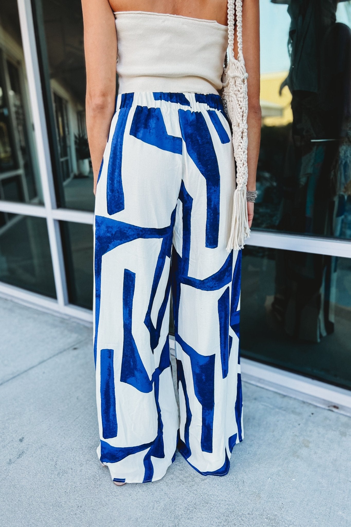 Premium Abstract Breeze Wide-Leg Pants - Ultimate Comfort & Style