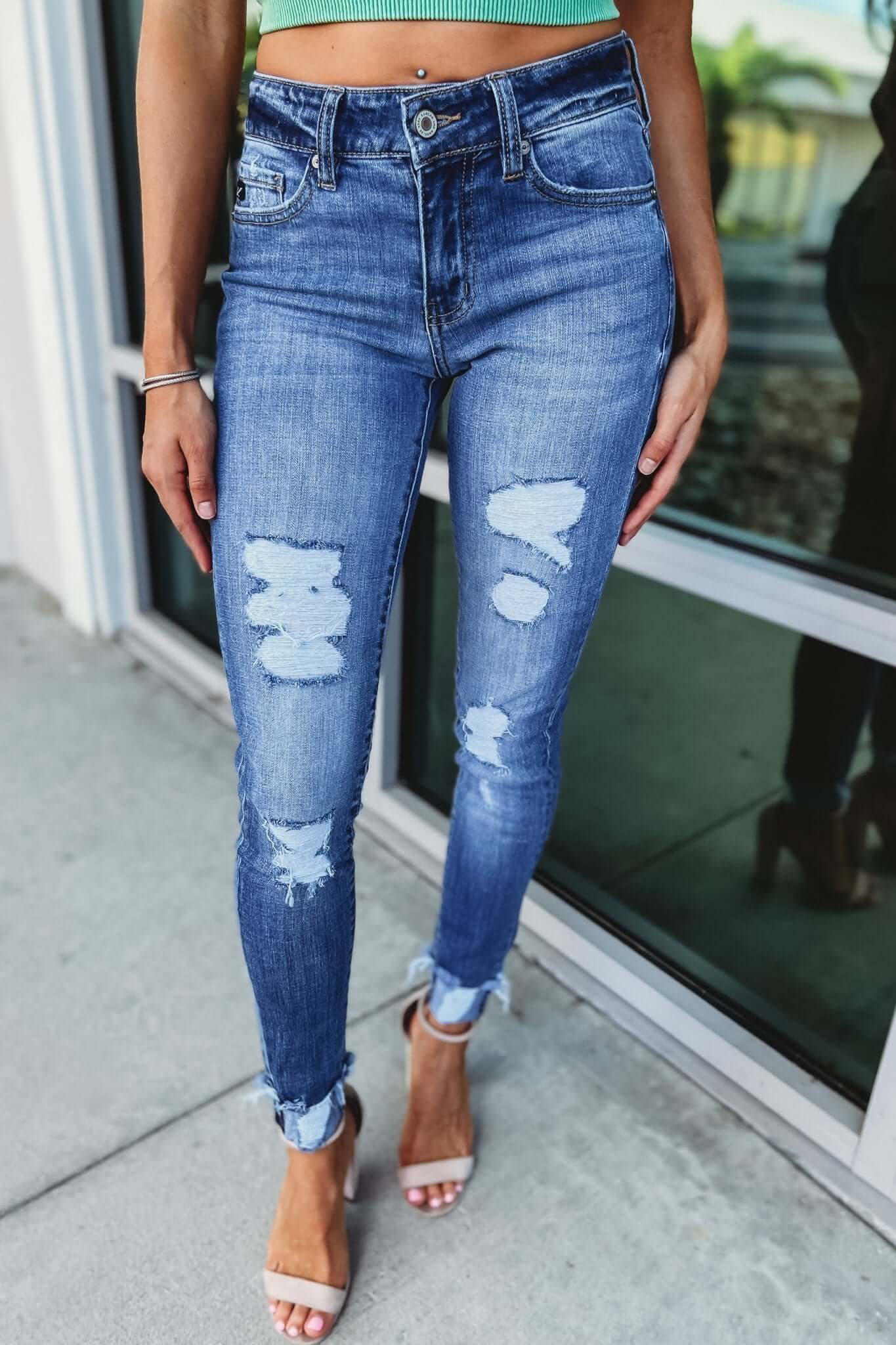 KANCAN Ultimate Distressed Skinny Jeans - I Told You So