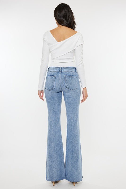 Premium KANCAN Nelly Mid-Rise Vintage Flare Jeans