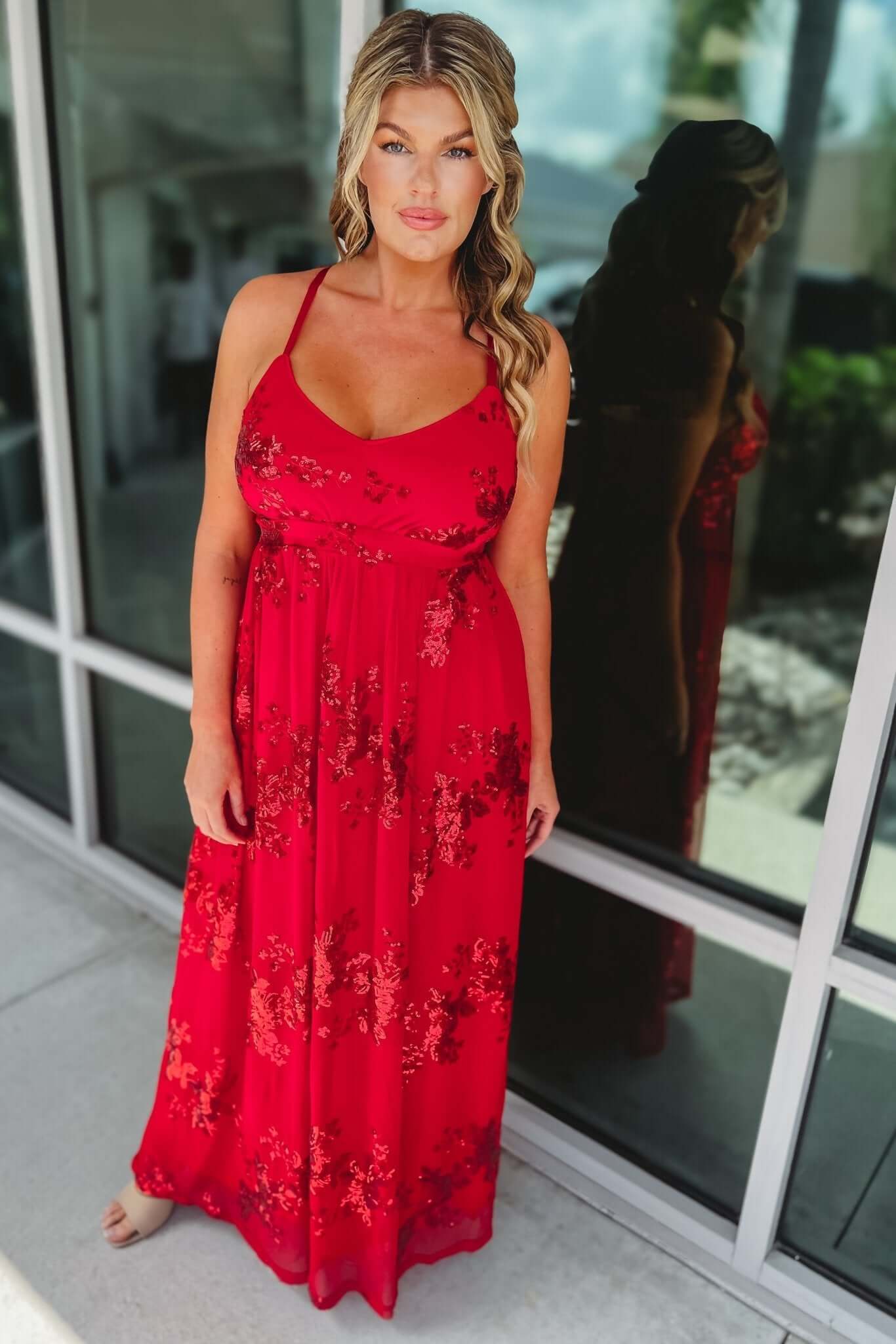 Premium Sequin Maxi Dress - 4 Elegant Colors