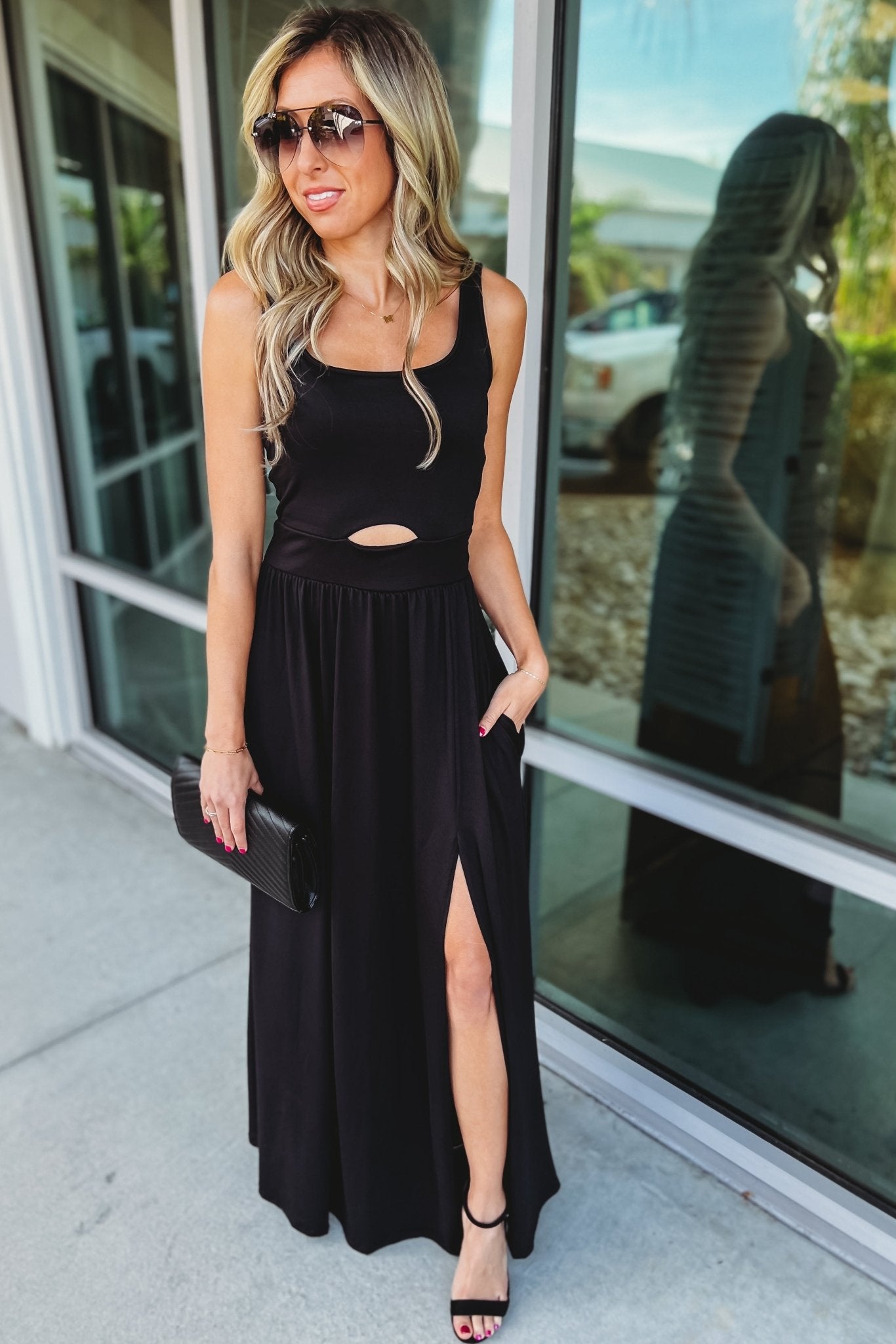 Ultimate Way Back When Maxi Dress - Black