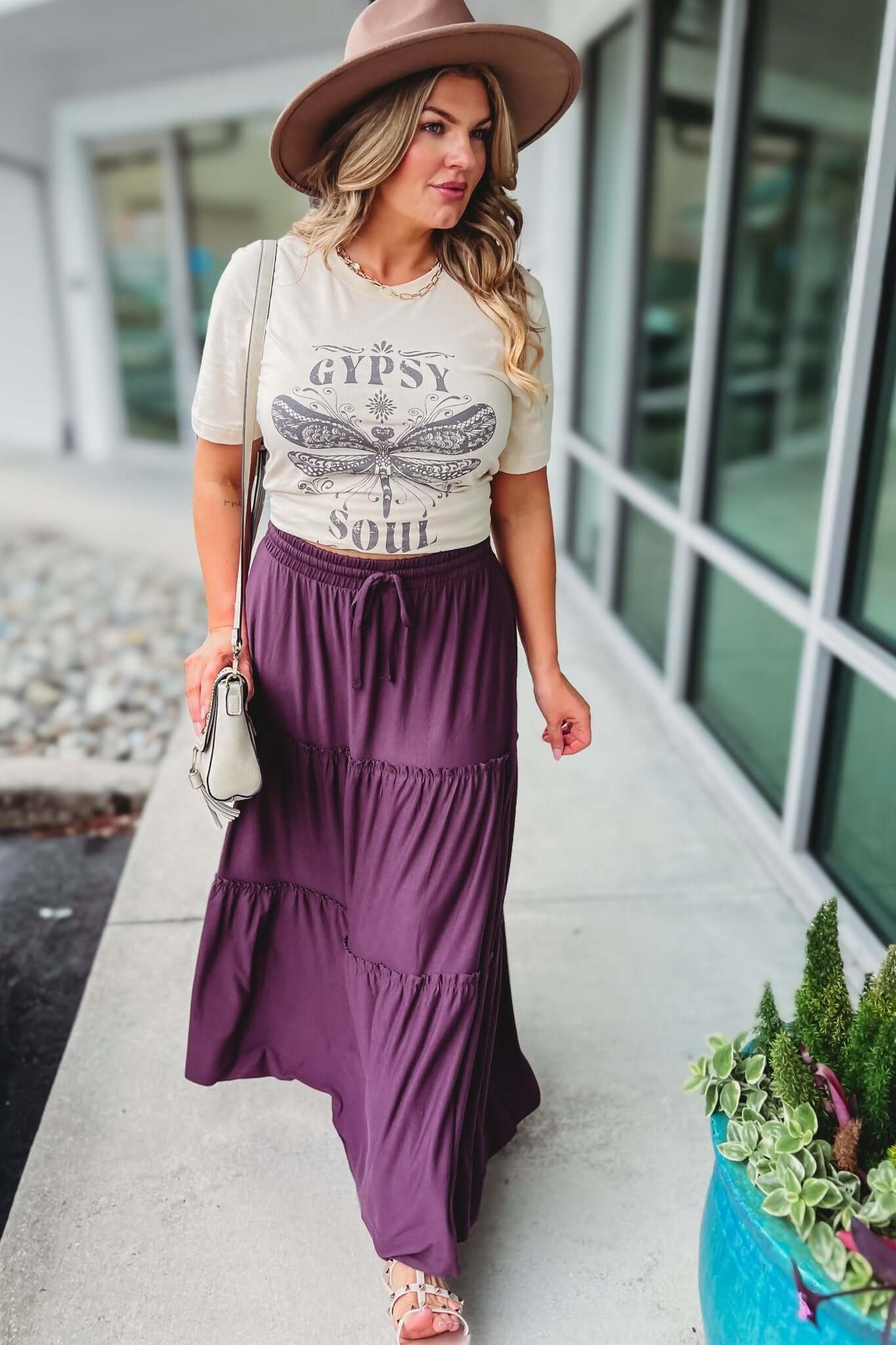 Ultimate Tiered Maxi Skirt - Premium Stretch Fit