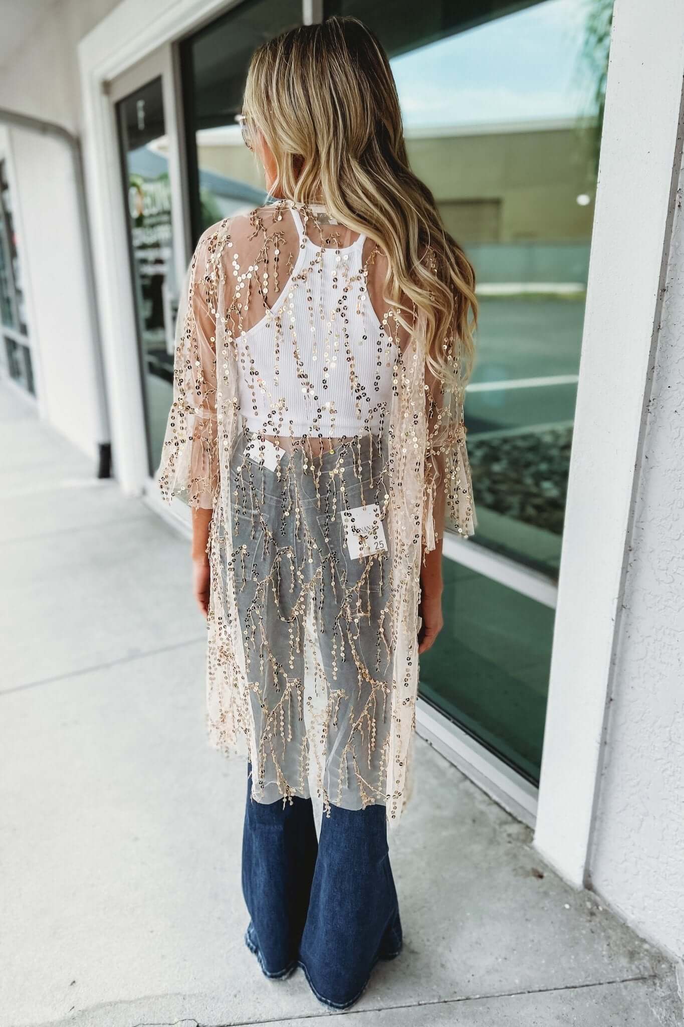 Ultimate Party Sequin Kimono - 2 Stunning Colors (Size Up Friendly!)