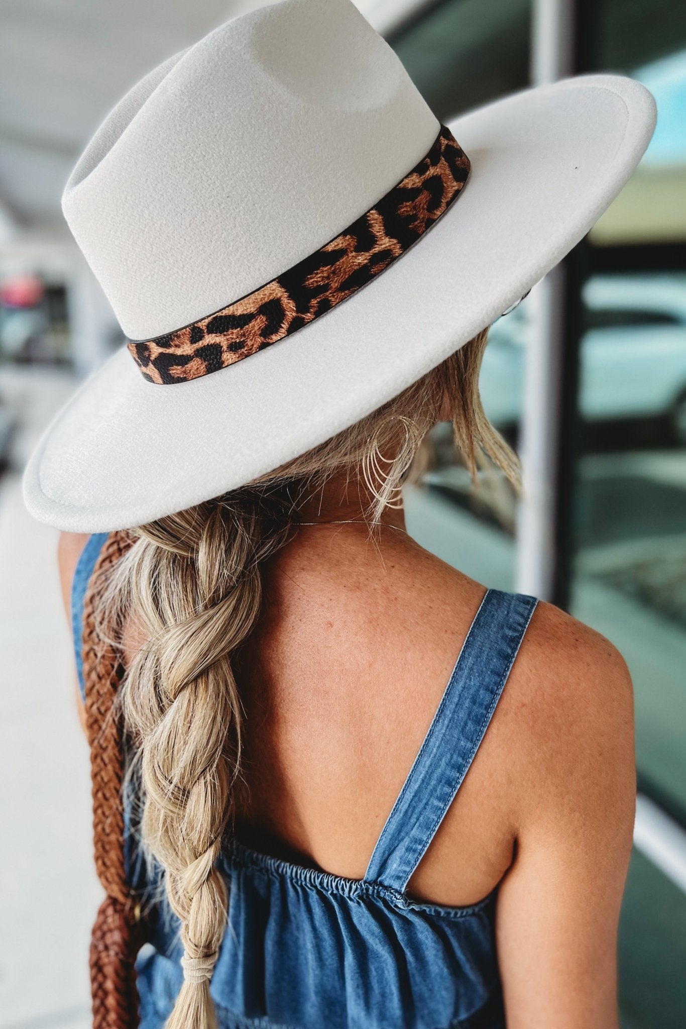 Premium Beige Leopard Print Adjustable Hat