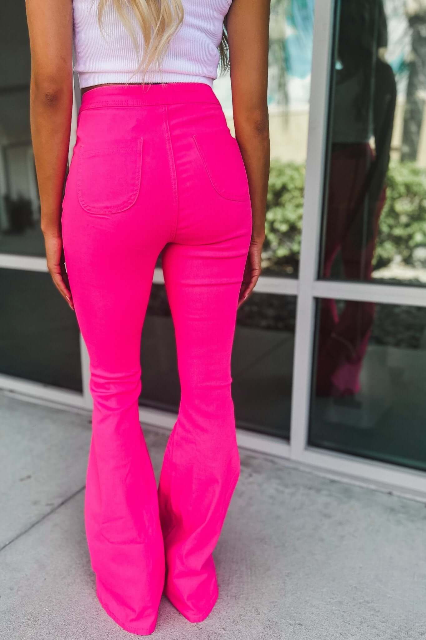 Premium Olive Disco Nights Stretchy Flares - Size XL
