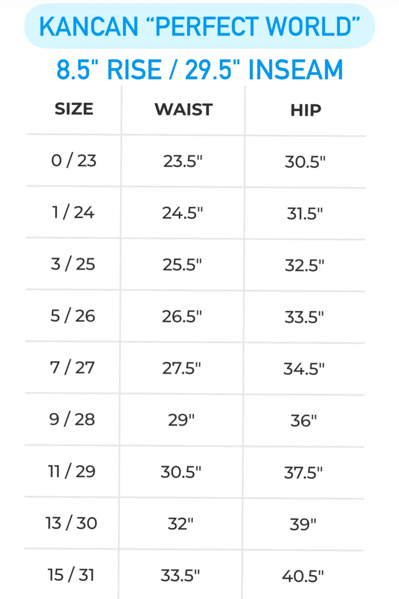 KANCAN Ultimate Skinny Fit Jeans - Perfect World Collection