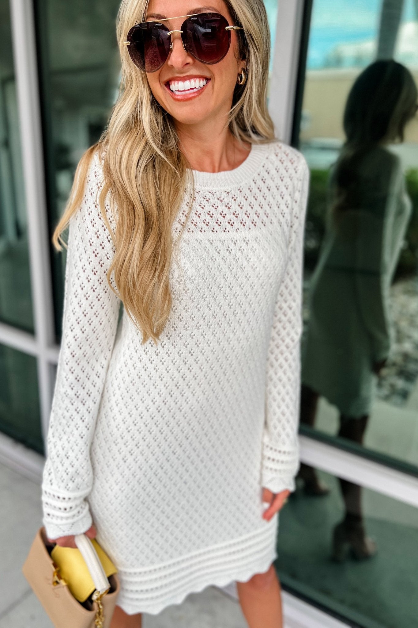 Premium Gracefully Yours Knit Dress - Cozy & Elegant