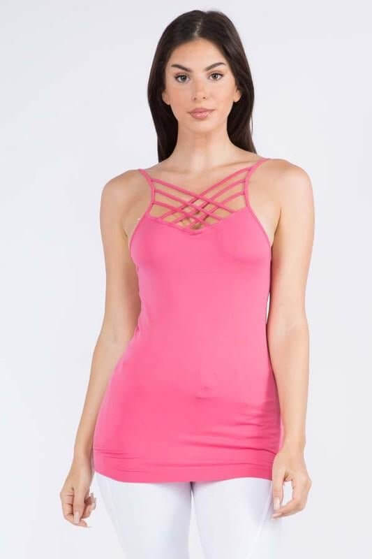 Ultimate Caged Seamless Layering Cami - 12 Stylish Colors