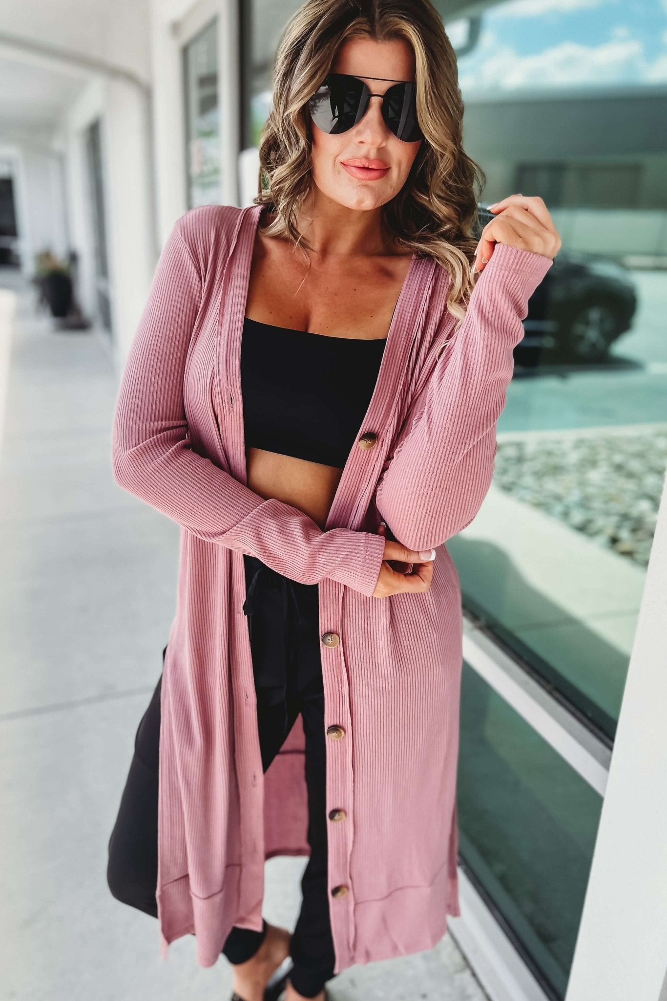 Premium Ribbed Duster Cardigan - Ultimate Comfort & Style