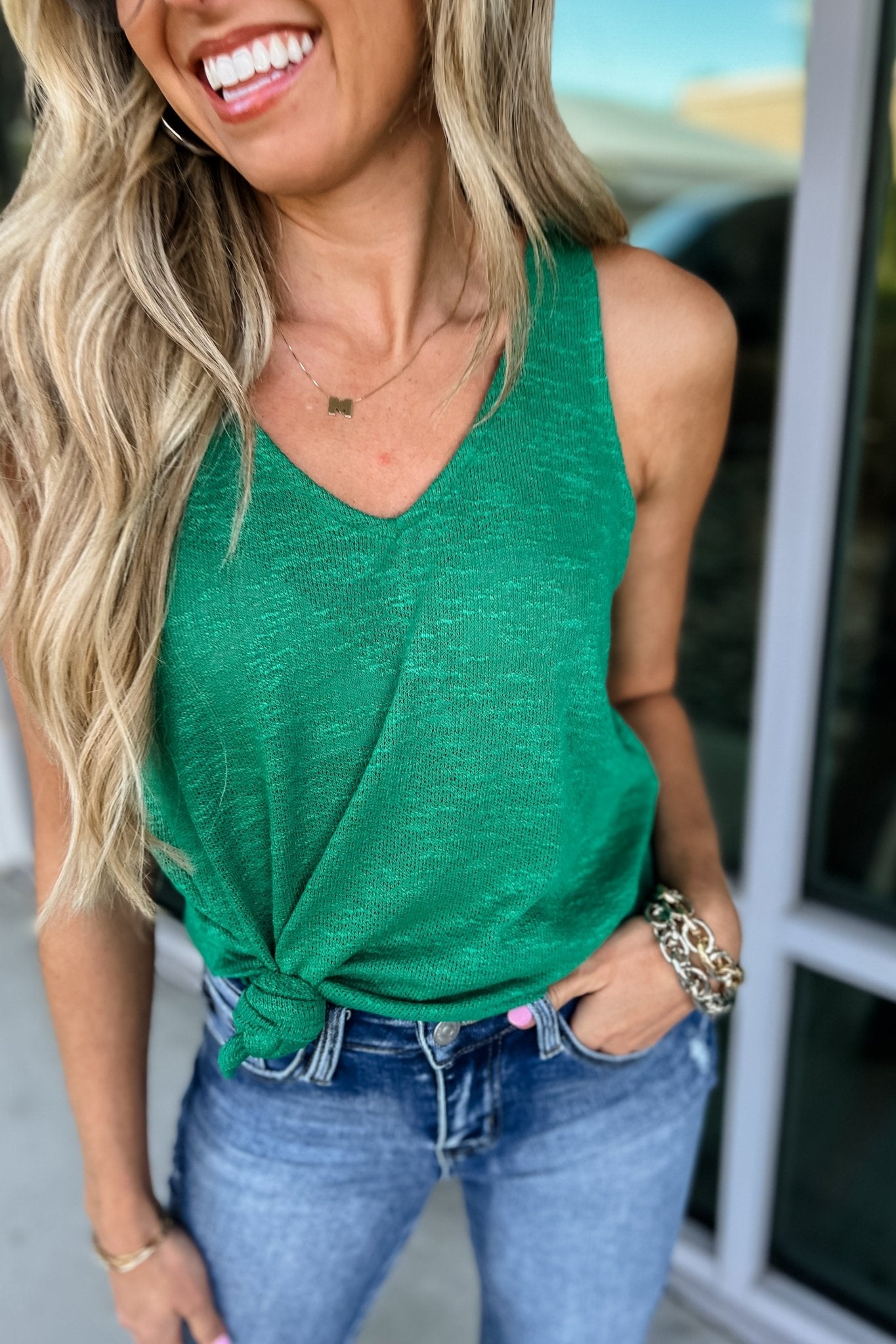 Premium Slub Knit Tank Top - Effortless Style & Comfort