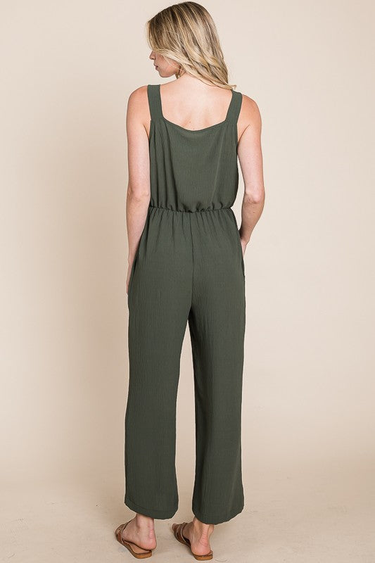 Ultimate Olive Jumpsuit - Free to Dream Collection