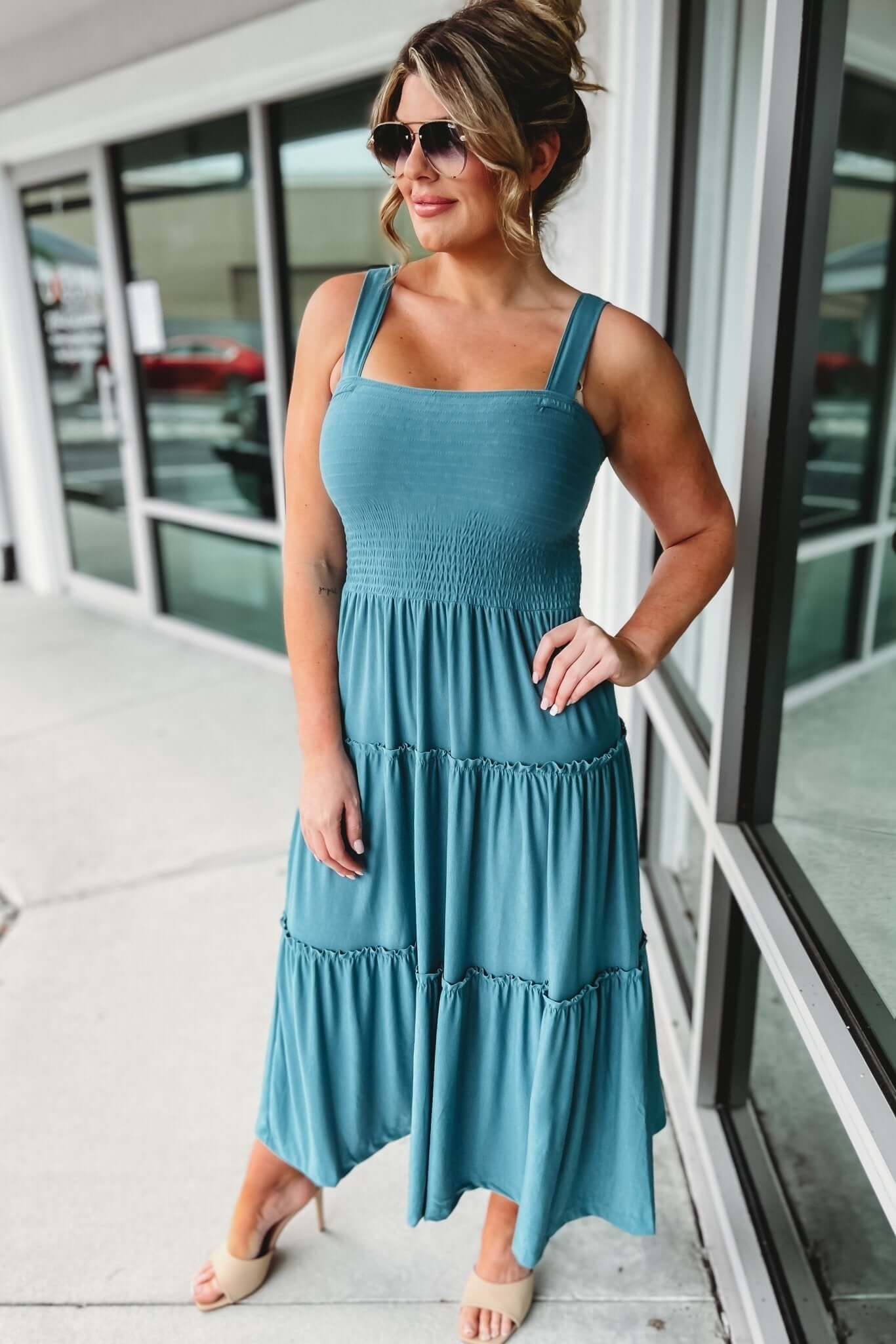 Ultimate Comfort Midi Dress - SIZE XL | 9 Stunning Colors