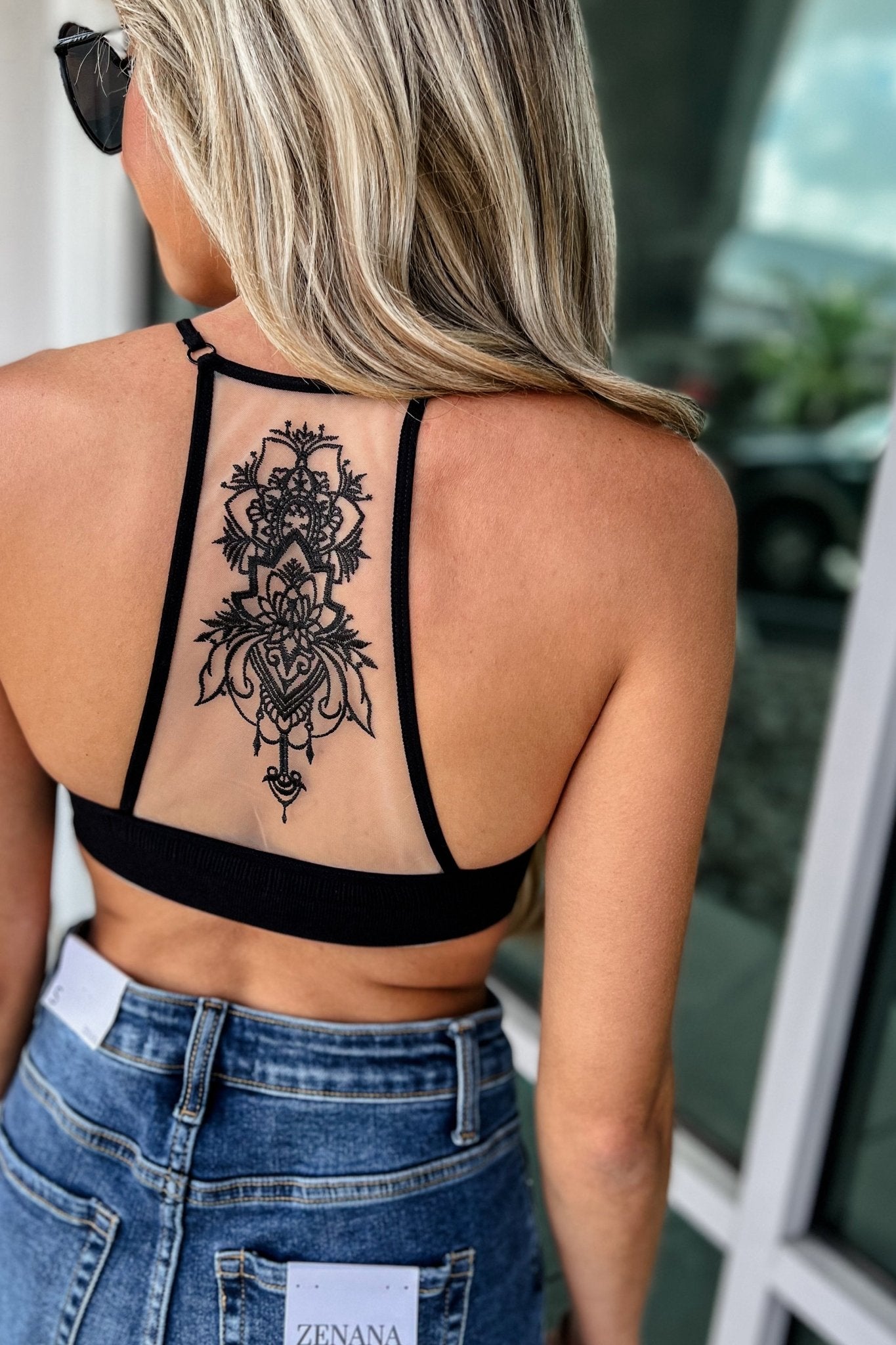 Premium Lace Bloom Embroidered Bralette
