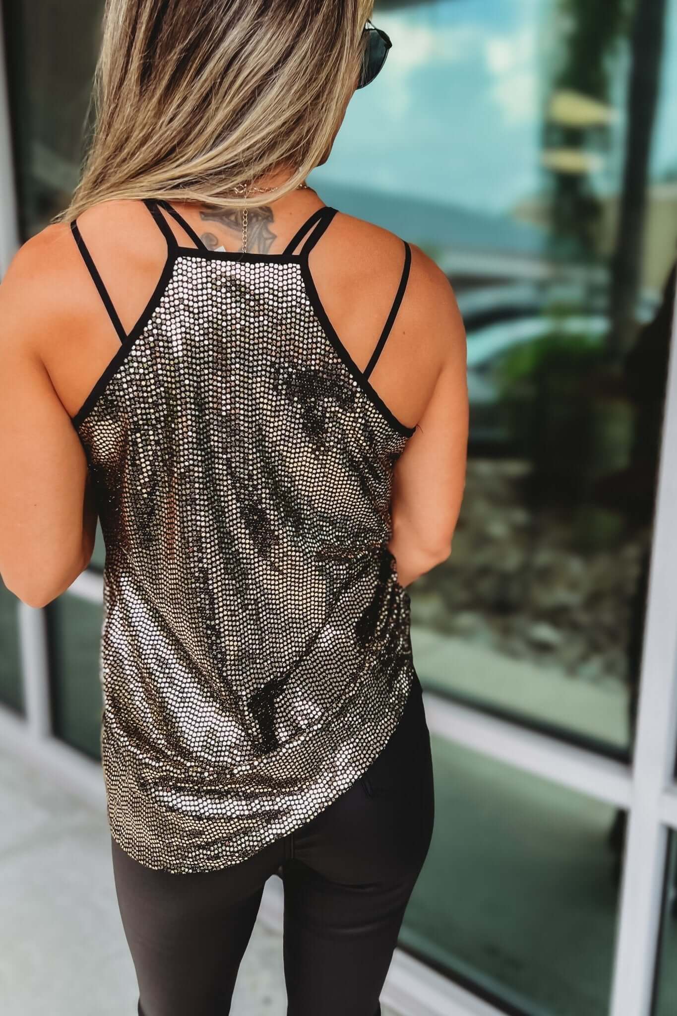 Ultimate Shine Sequin Cami Top | Bold & Glamorous