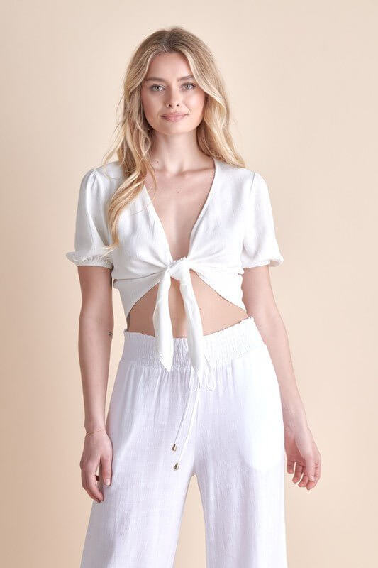 Premium Linen Crop Top - Ultimate Summer Essential in 2 Colors