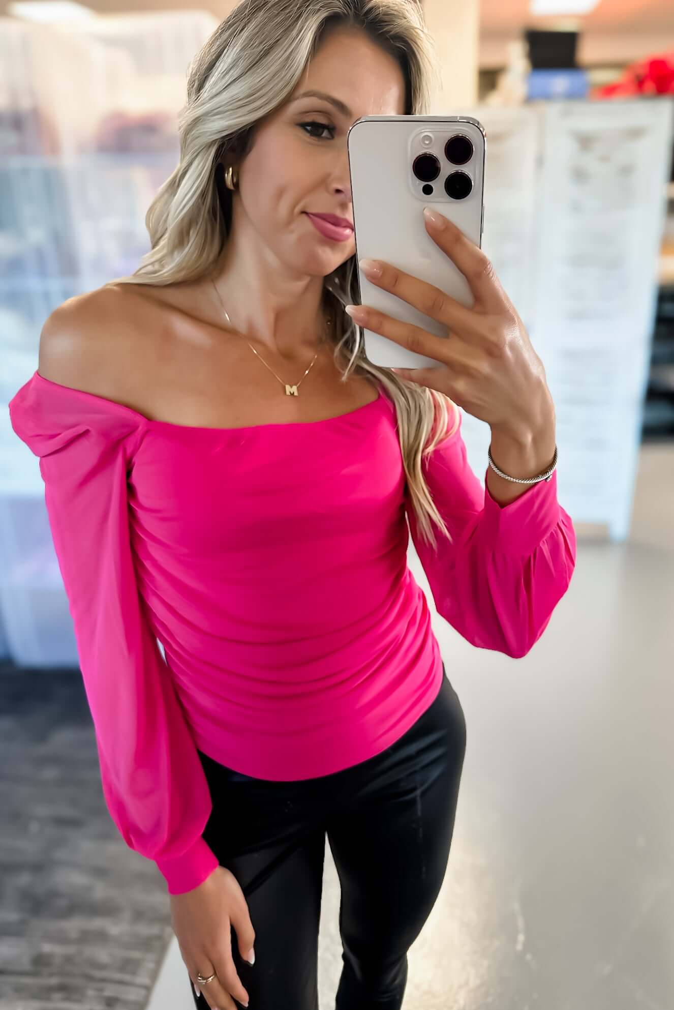 Ultimate Confidence Pink Mesh Top